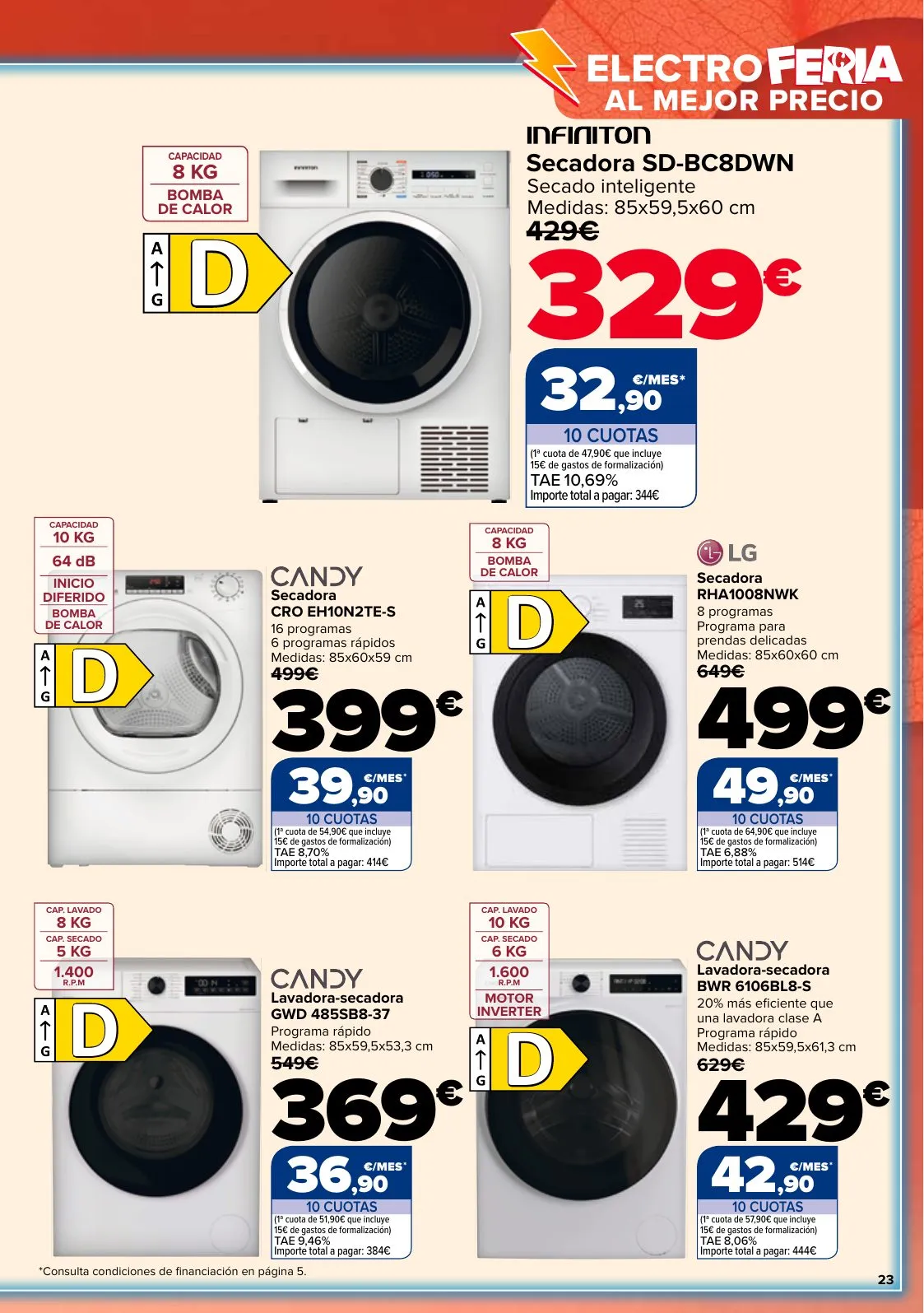 Folleto Carrefour · ELECTRO FERIA — Página 23
