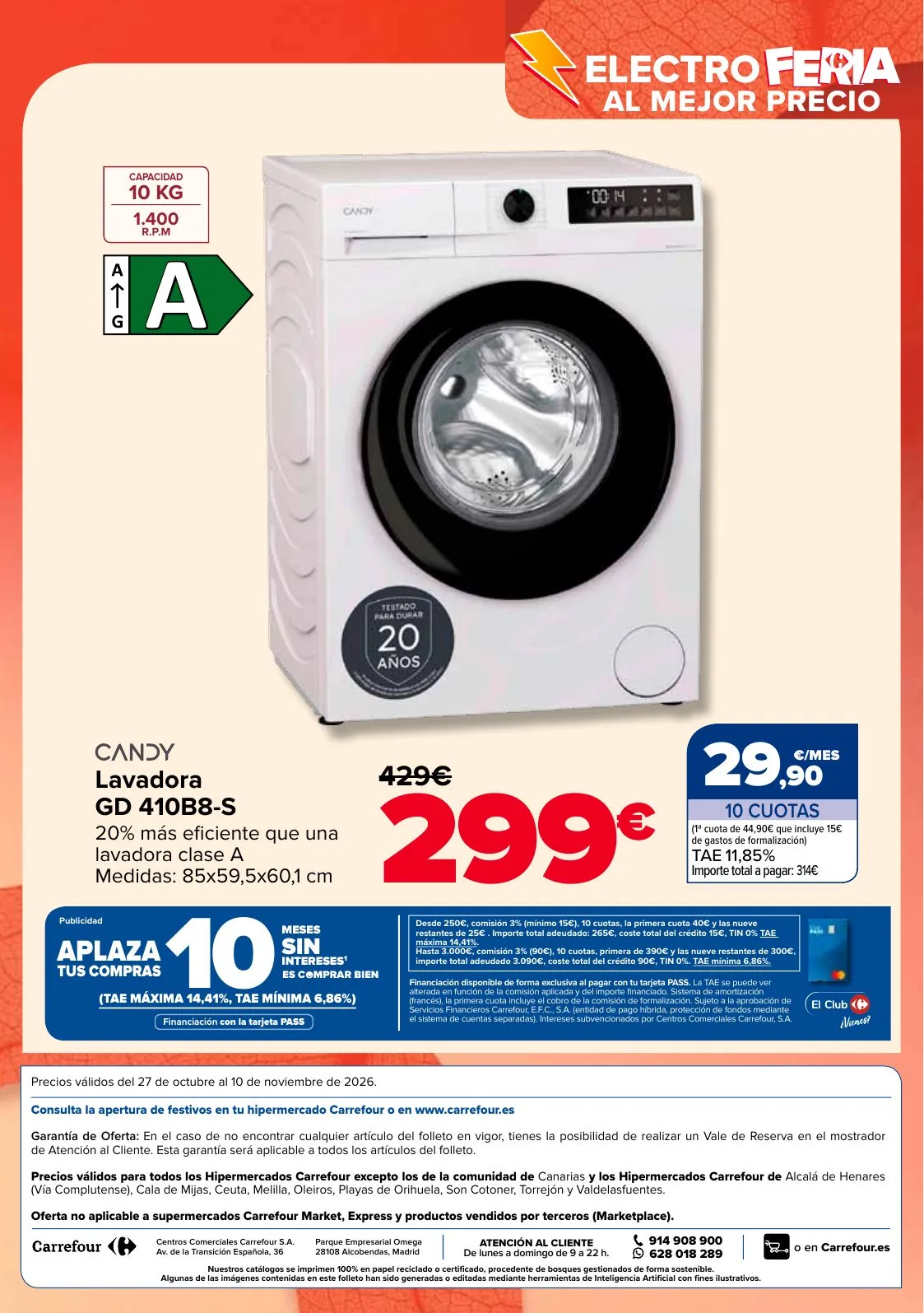 Folleto Carrefour · ELECTRO FERIA — Página 27