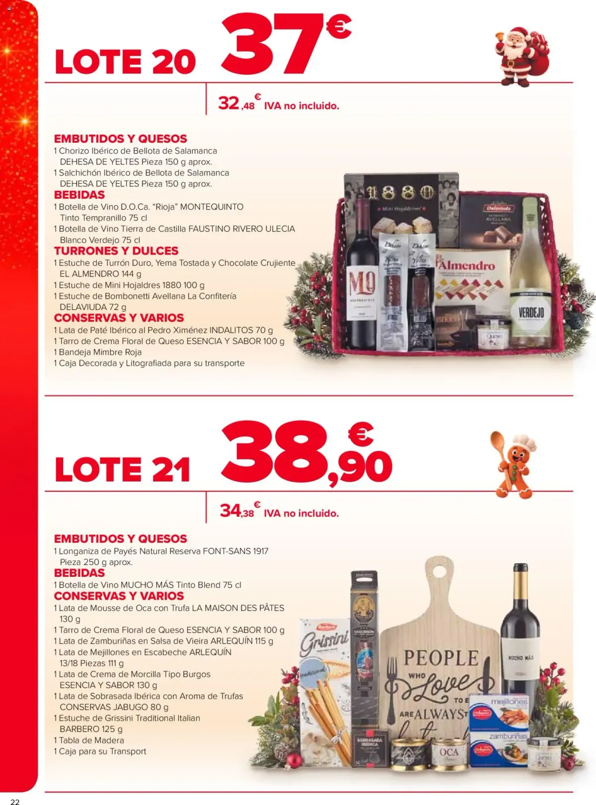 Folleto Carrefour · CESTAS DE NAVIDAD — Página 22