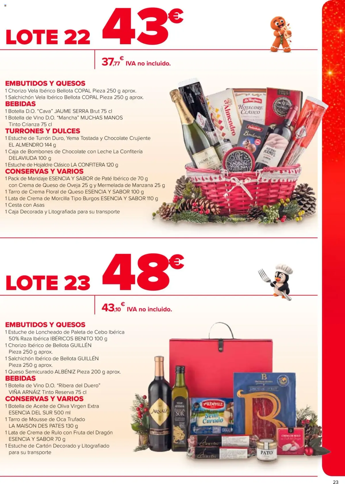 Folleto Carrefour · CESTAS DE NAVIDAD — Página 23
