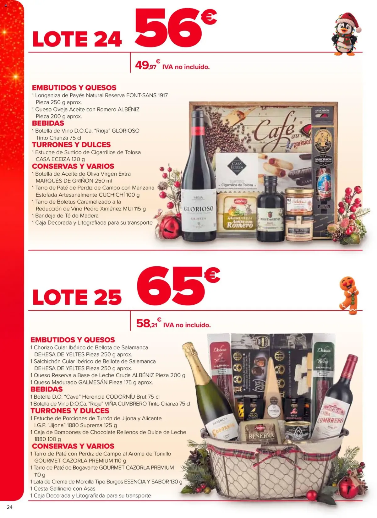 Folleto Carrefour · CESTAS DE NAVIDAD — Página 24