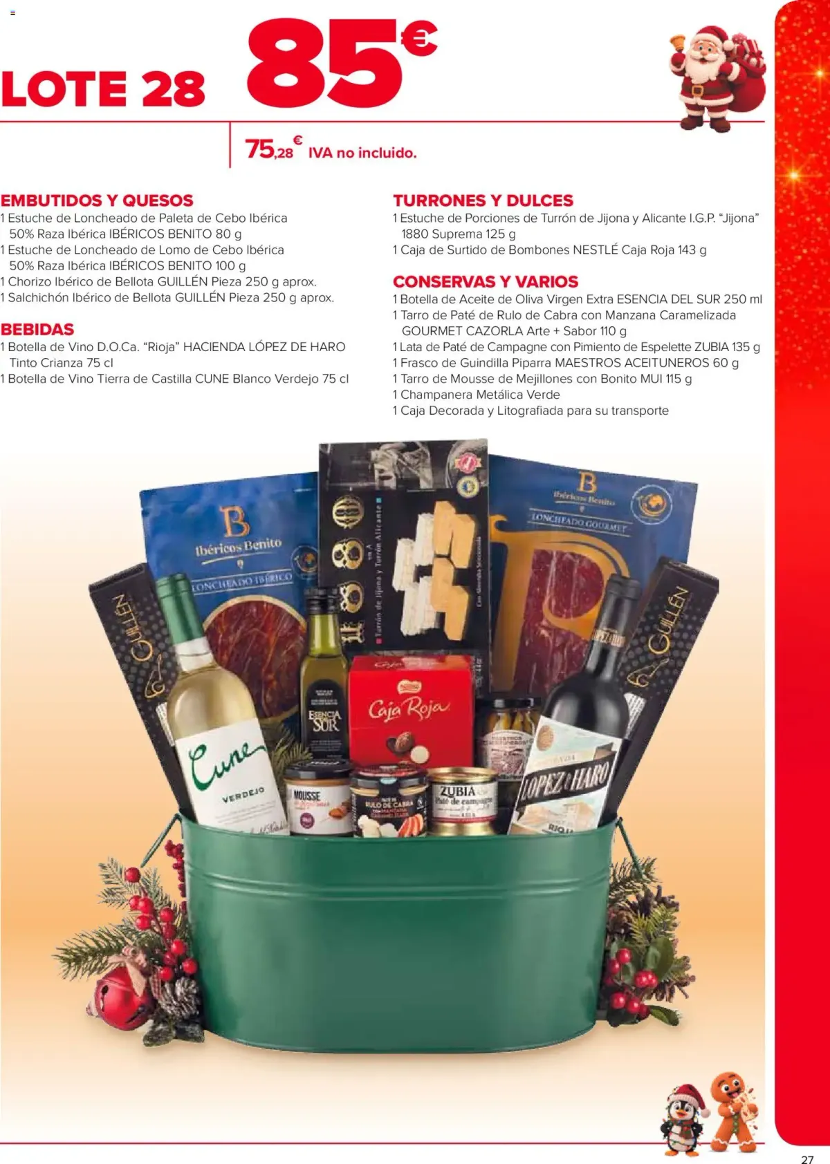 Folleto Carrefour · CESTAS DE NAVIDAD — Página 27