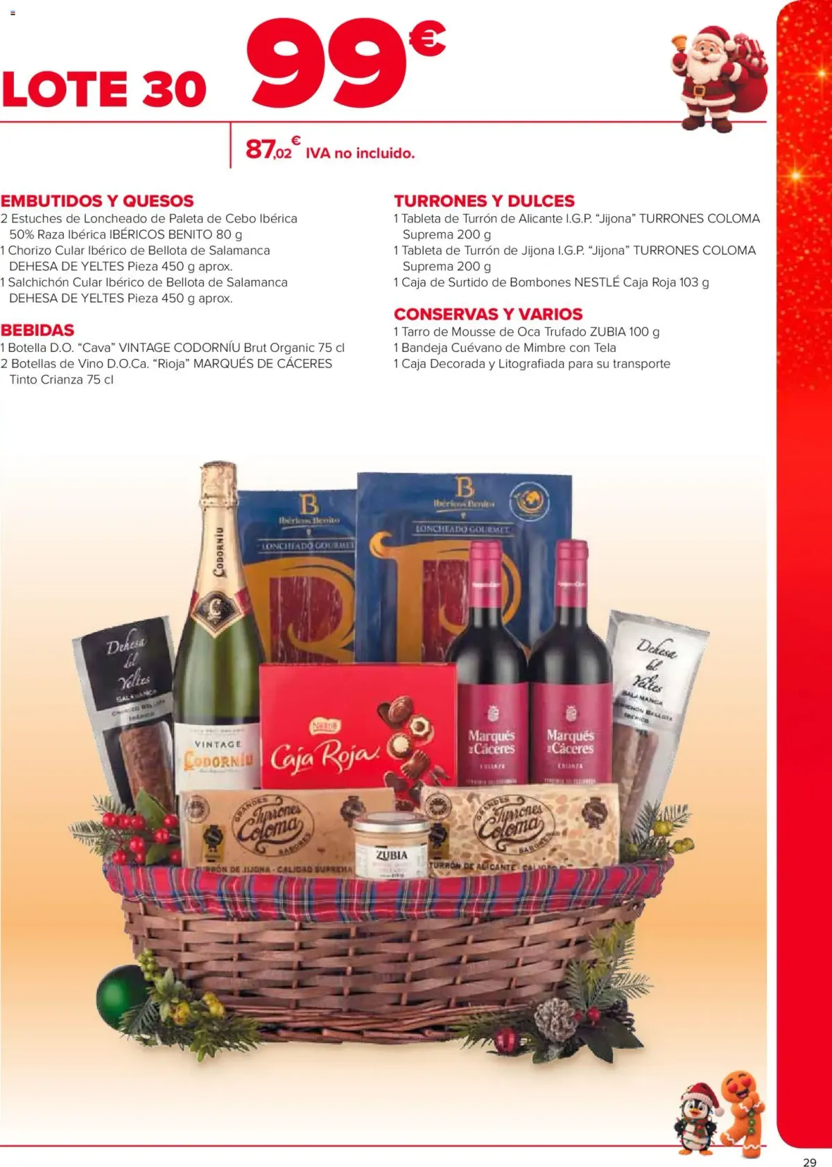 Folleto Carrefour · CESTAS DE NAVIDAD — Página 29
