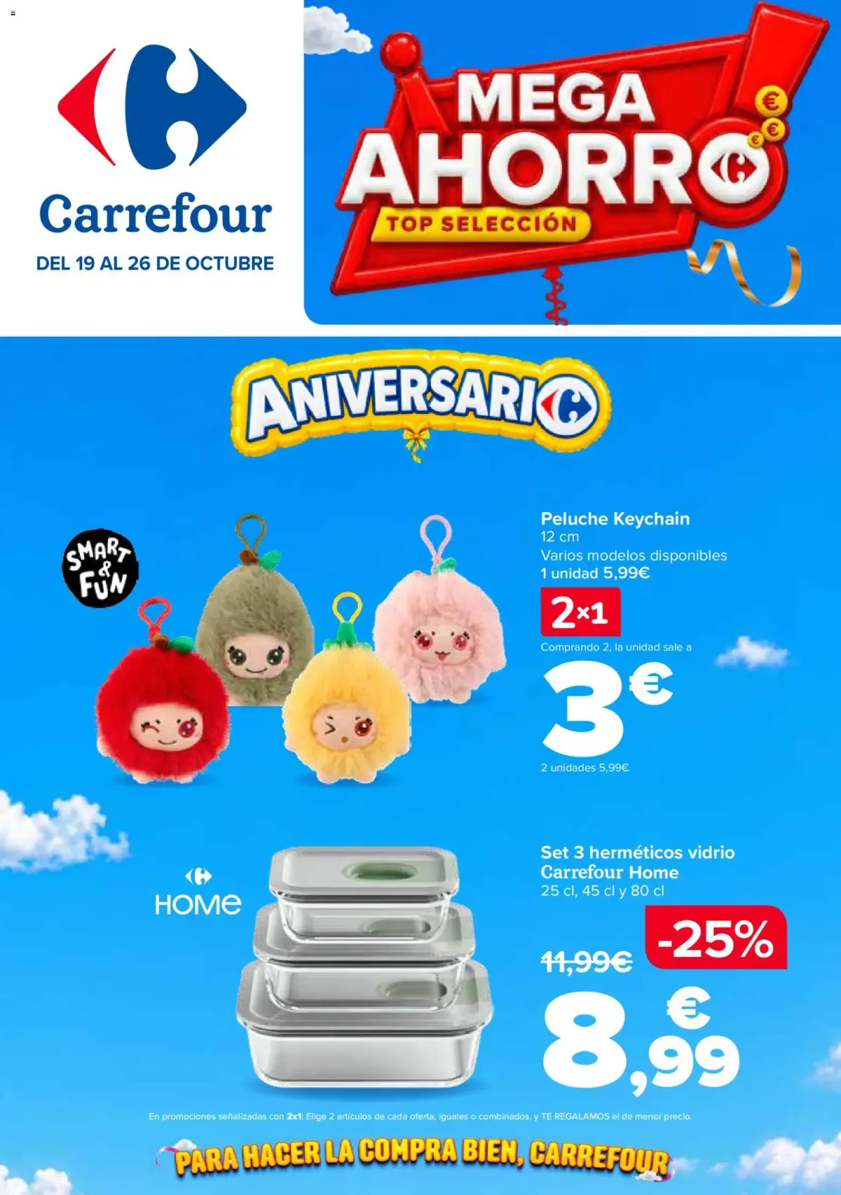 Folleto Carrefour · MEGA AHORRO — Página 1