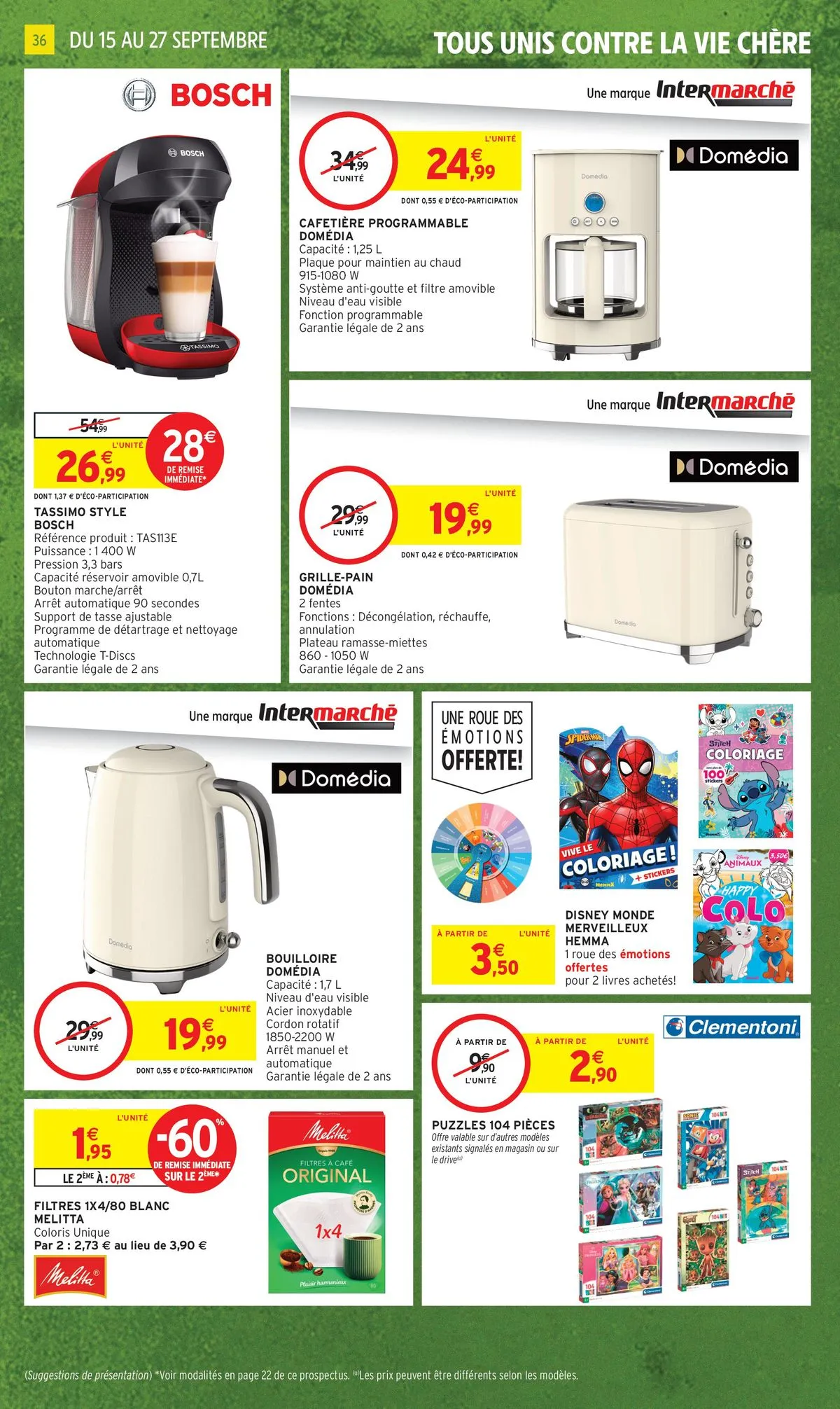 Catalogue Intermarché · du 15 septembre 2026 au 27 septembre 2026 — page 36