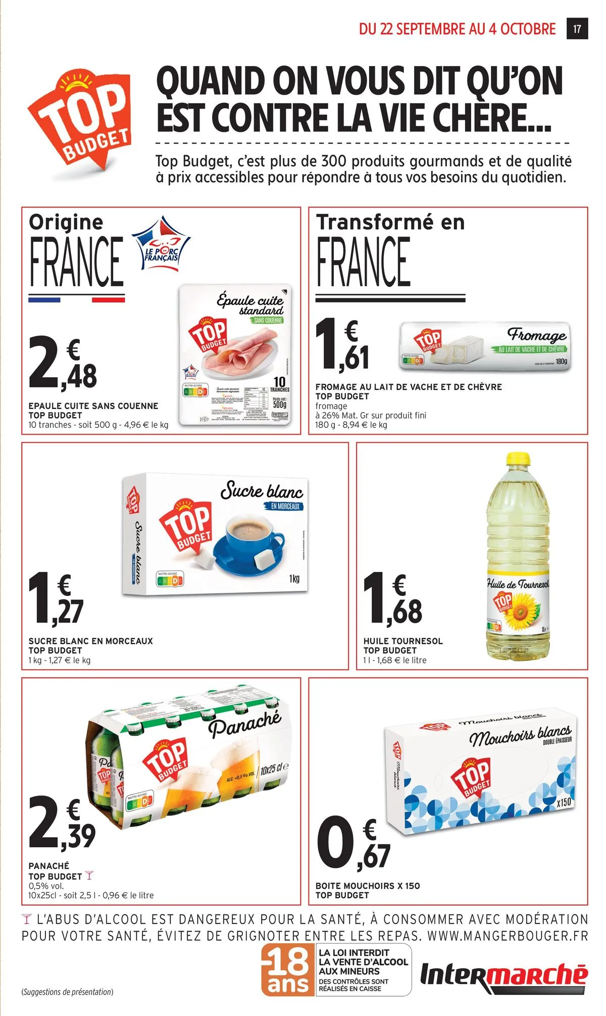 Catalogue Intermarché · du 22 septembre 2026 au 4 octobre 2026 — page 17