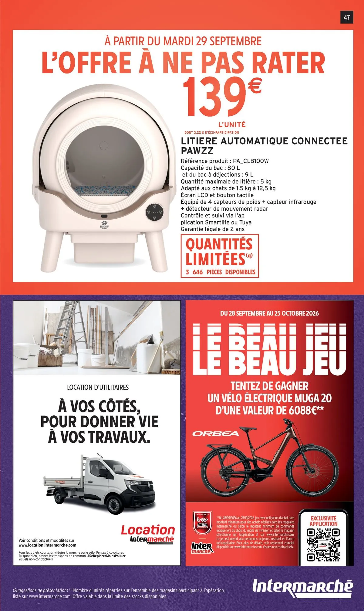 Catalogue Intermarché · du 22 septembre 2026 au 11 octobre 2026 — page 47