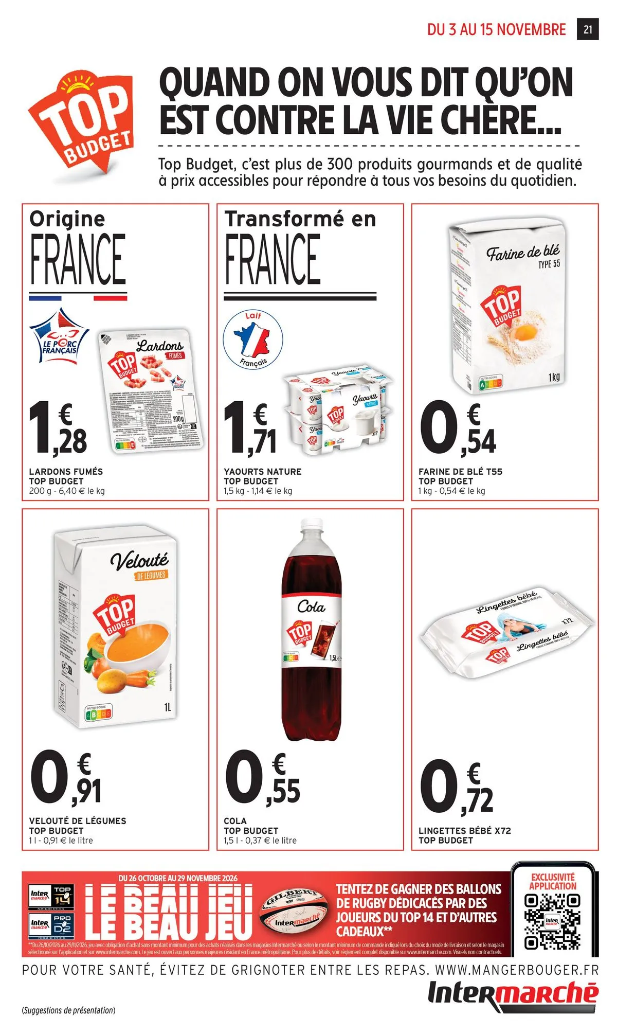 Catalogue Intermarché · du 3 novembre 2026 au 15 novembre 2026 — page 21