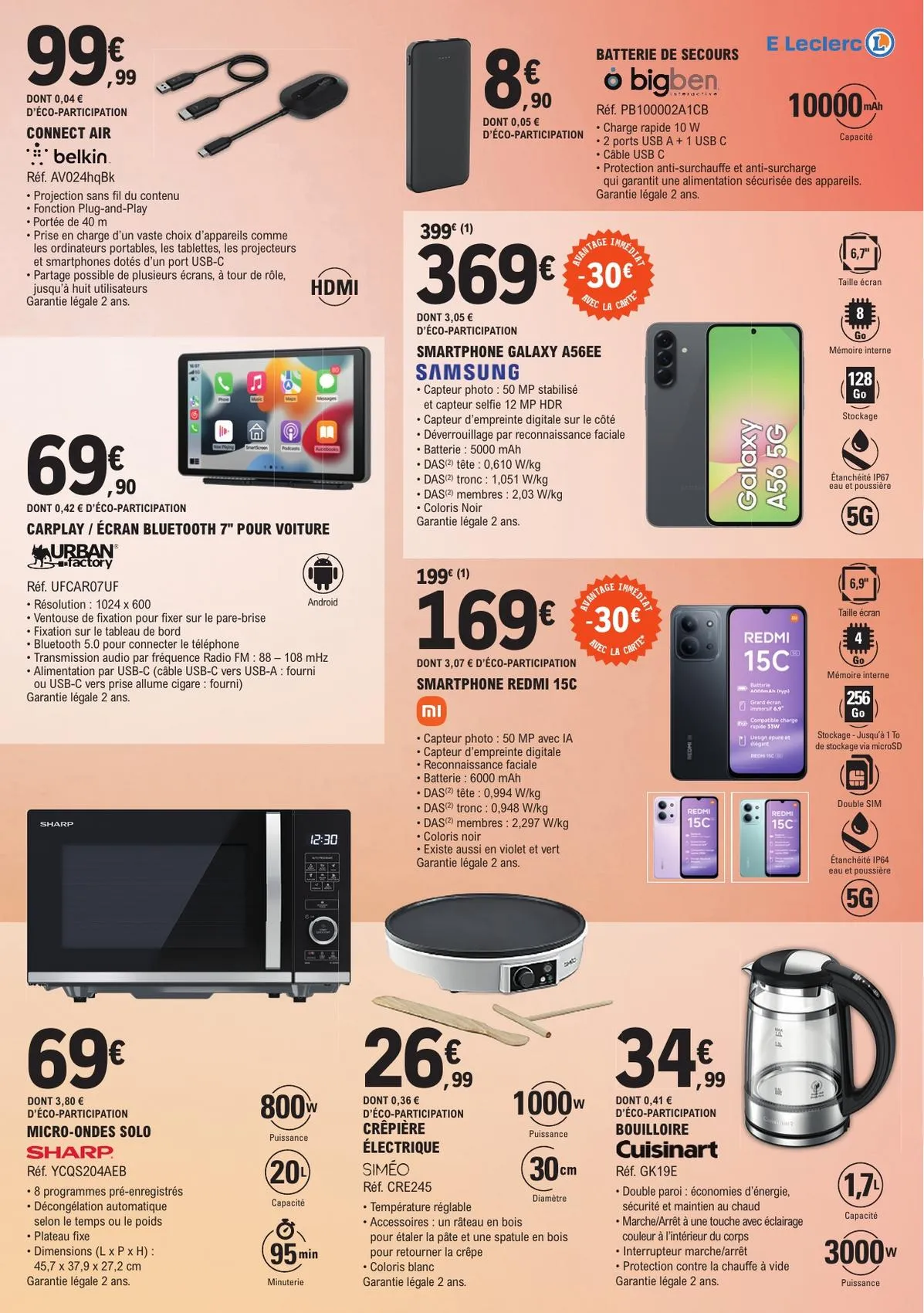 Catalogue E.Leclerc · Bons Plans Octobre 2026 — page 3