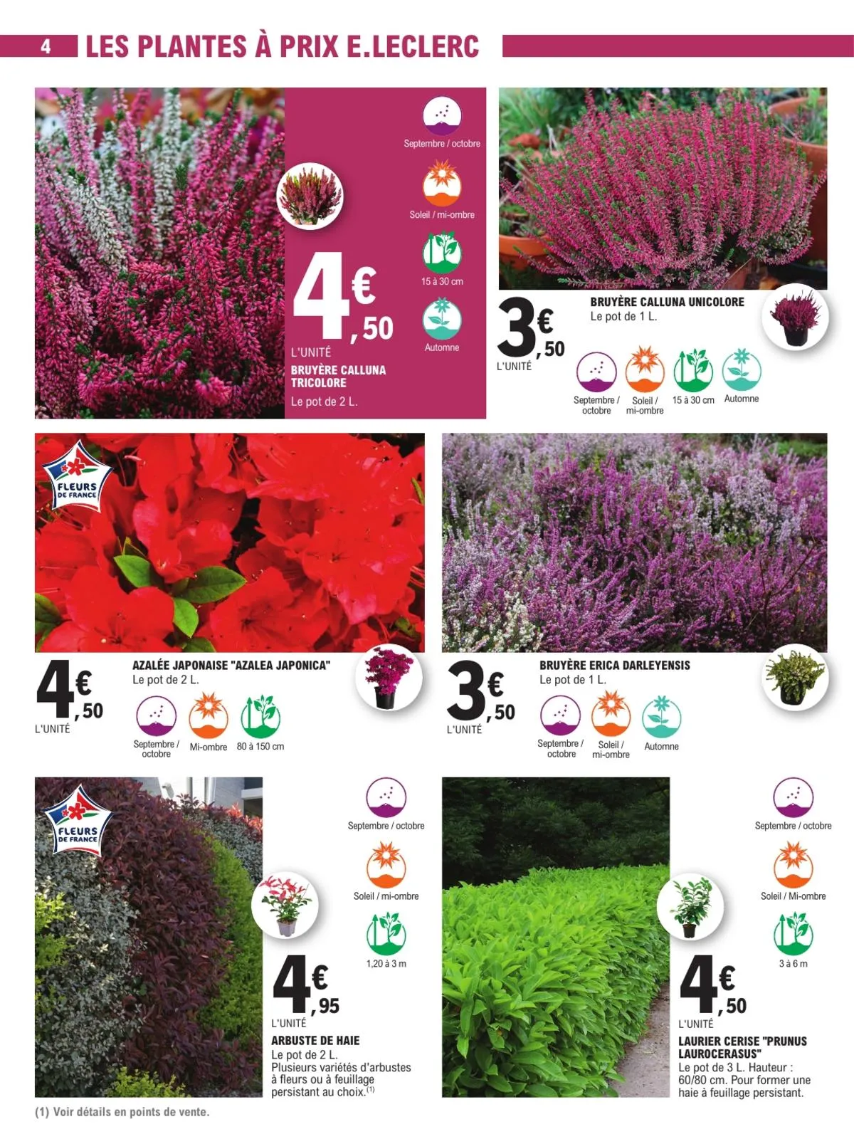Catalogue E.Leclerc · Jardin D'Automne Brico Chauffage — page 4