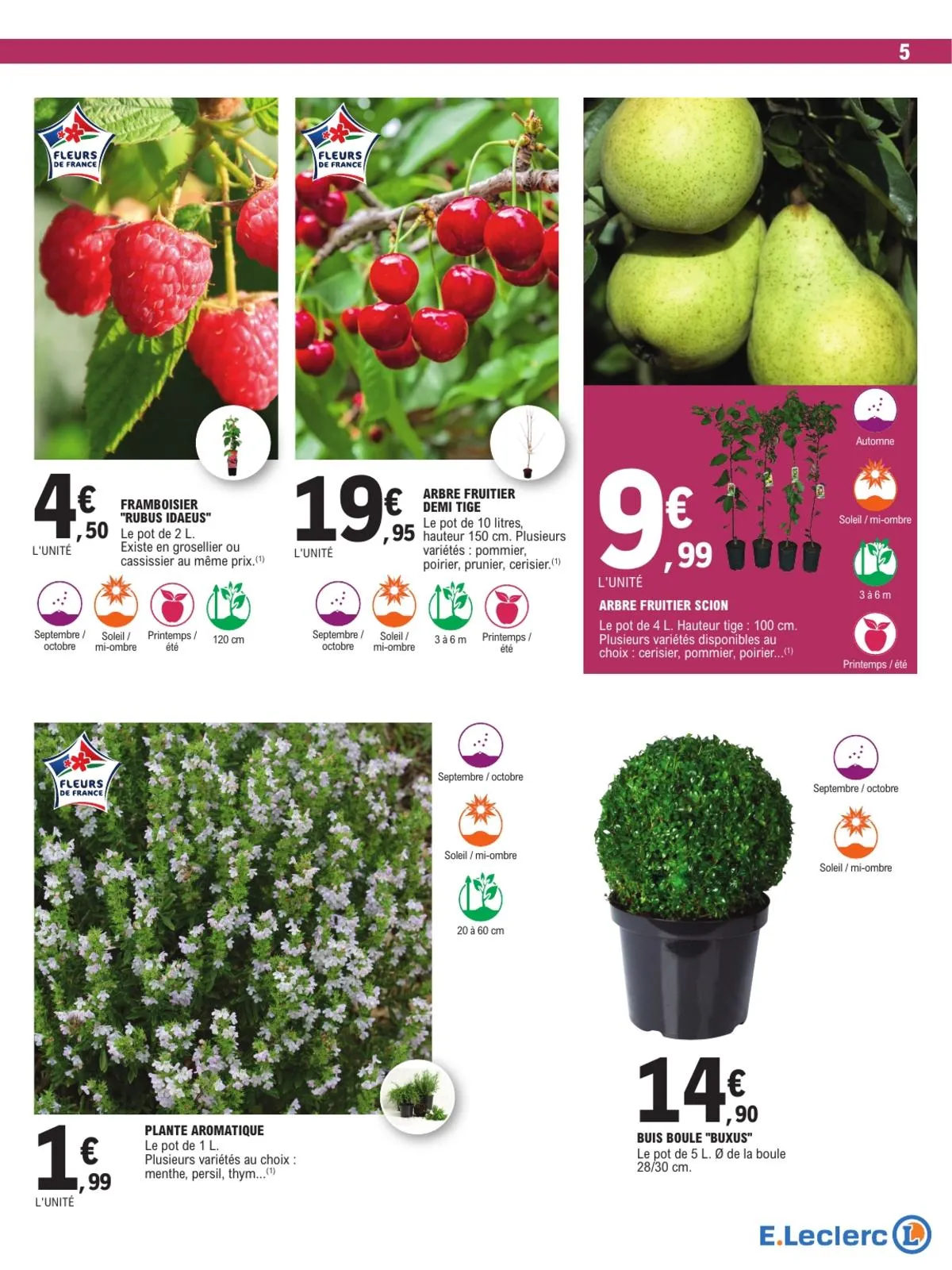 Catalogue E.Leclerc · Jardin D'Automne Brico Chauffage — page 5