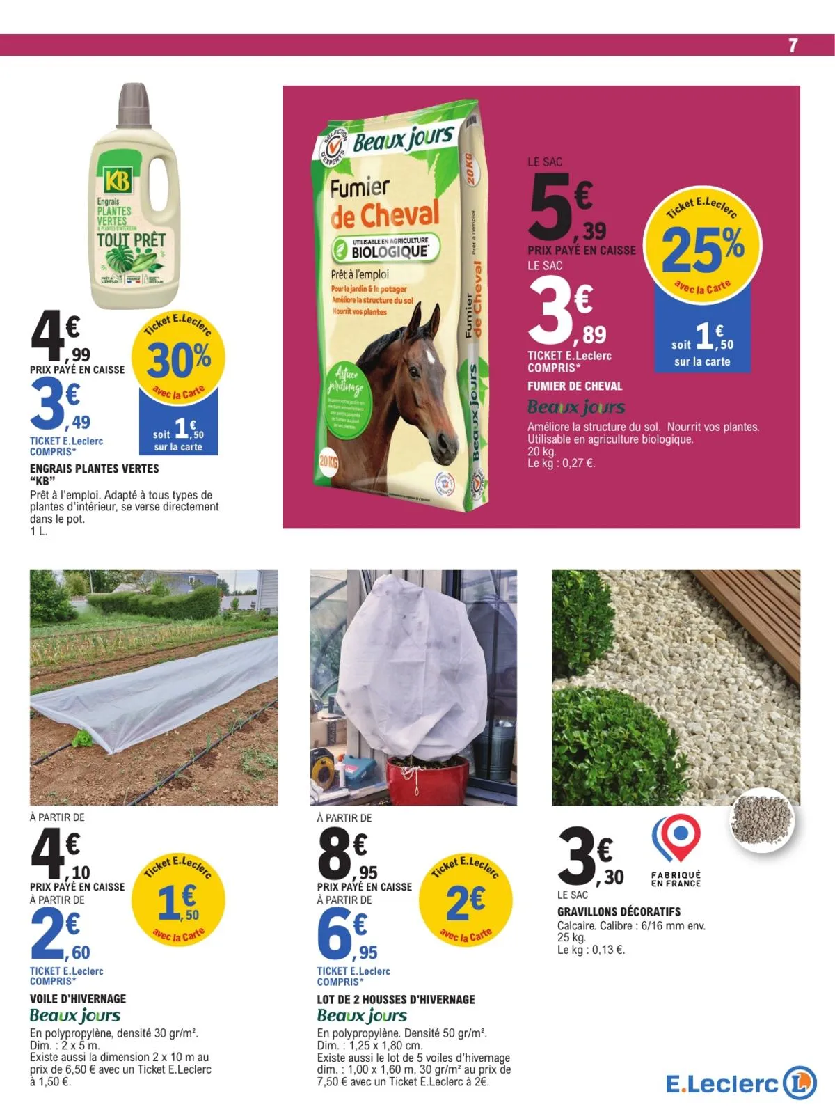 Catalogue E.Leclerc · Jardin D'Automne Brico Chauffage — page 7