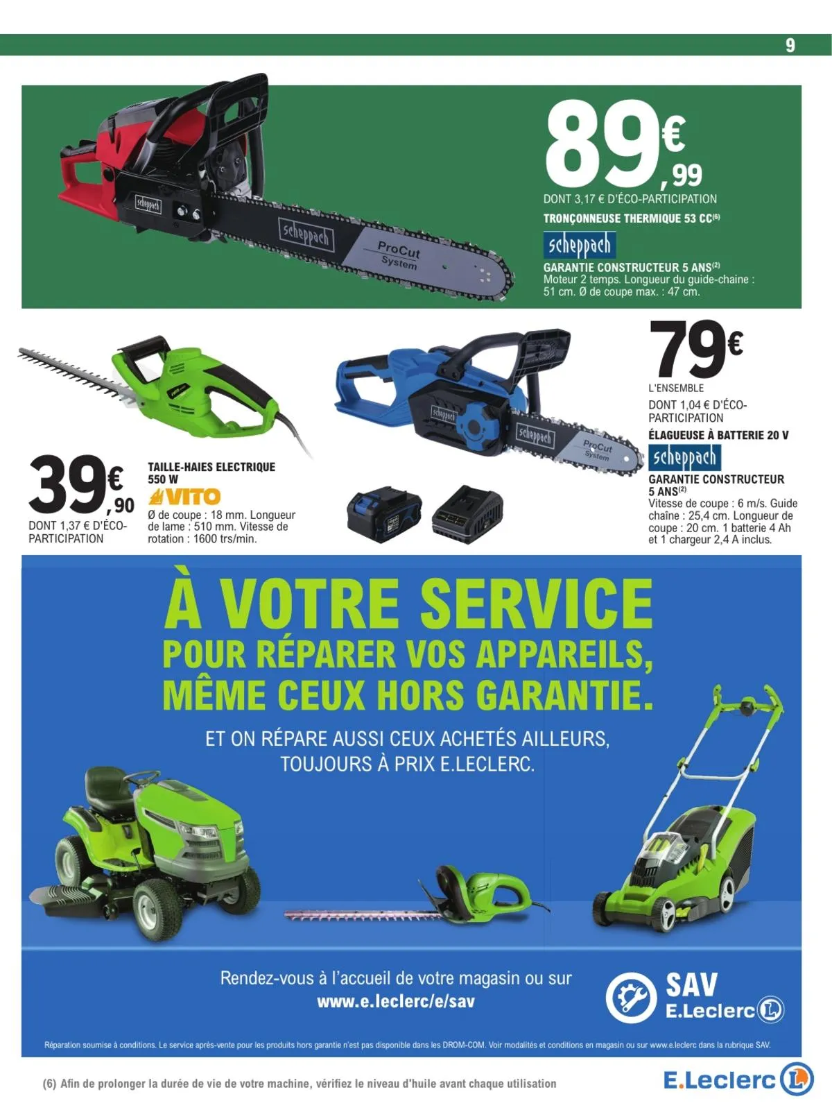 Catalogue E.Leclerc · Jardin D'Automne Brico Chauffage — page 9