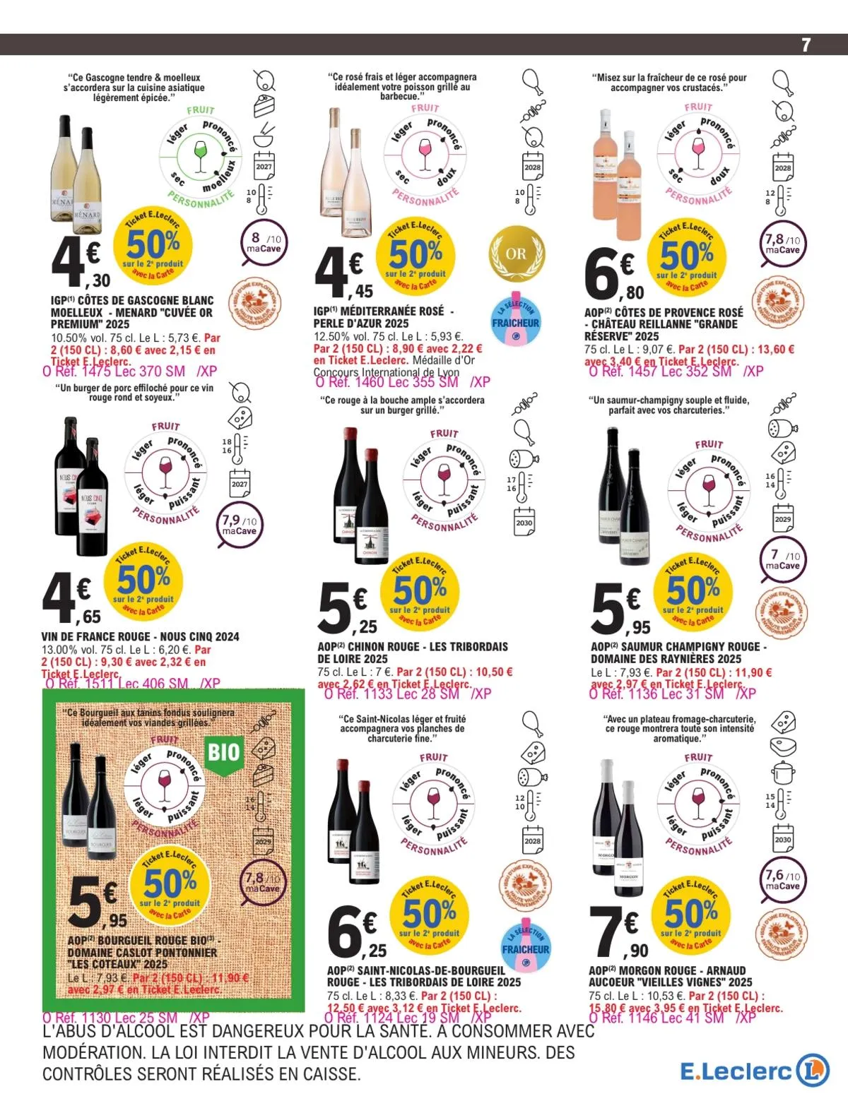 Catalogue E.Leclerc · Foire Aux Vins - Mixte — page 7