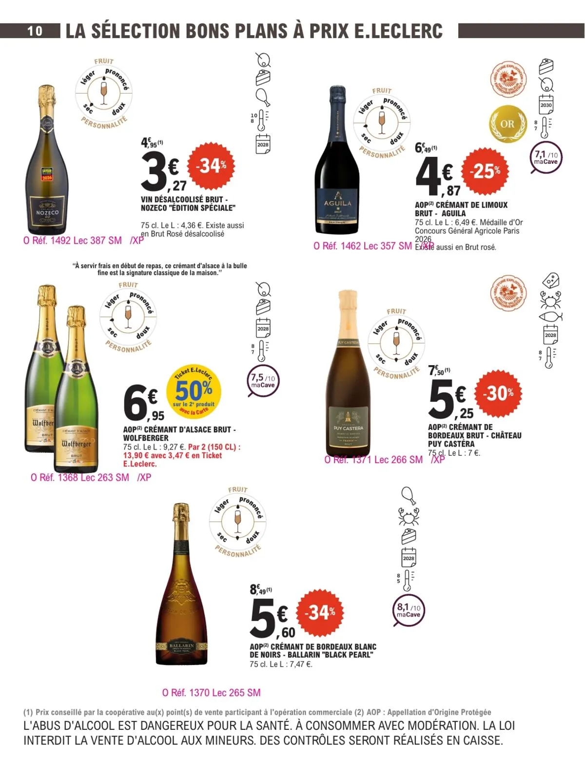 Catalogue E.Leclerc · Foire Aux Vins - Mixte — page 10