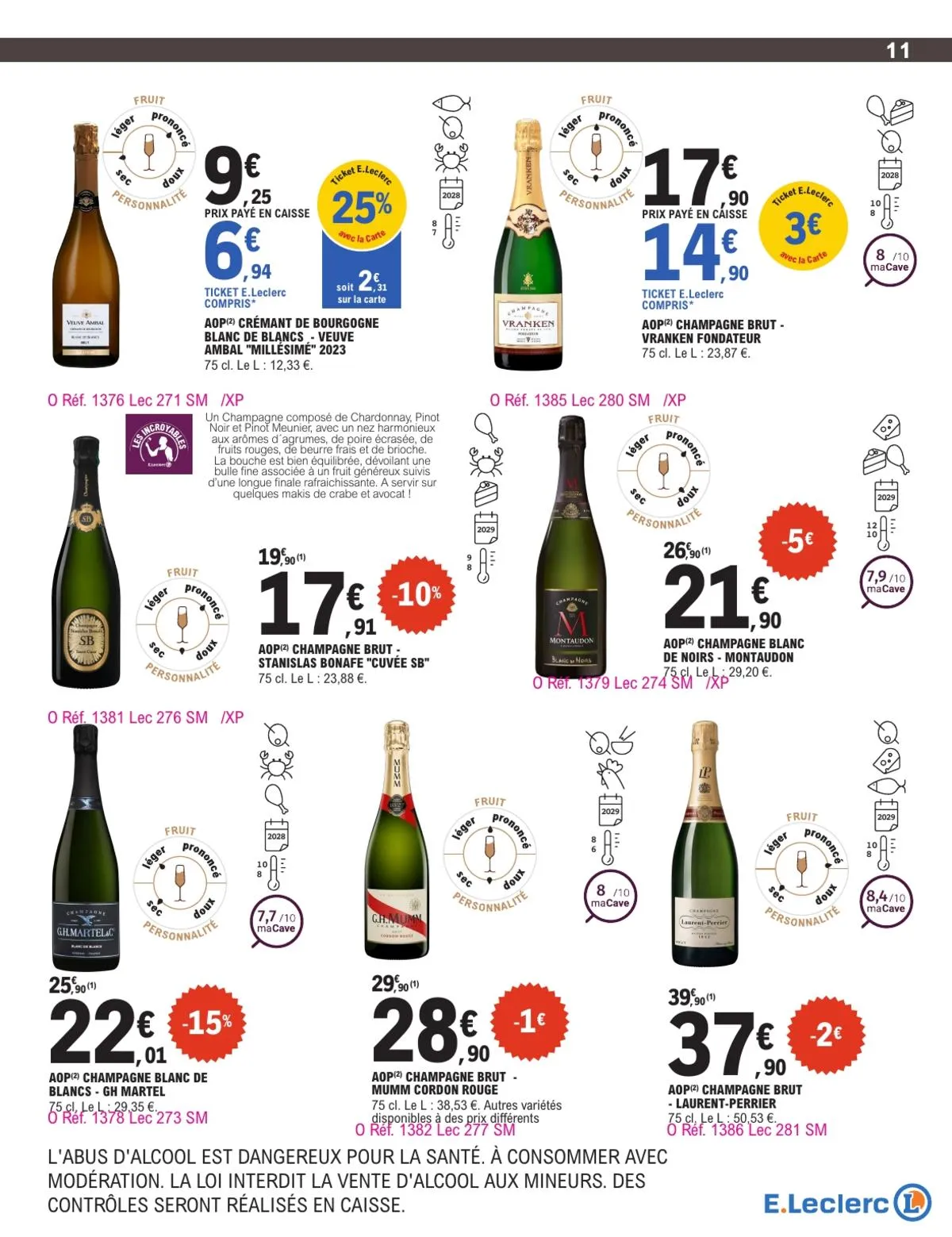 Catalogue E.Leclerc · Foire Aux Vins - Mixte — page 11
