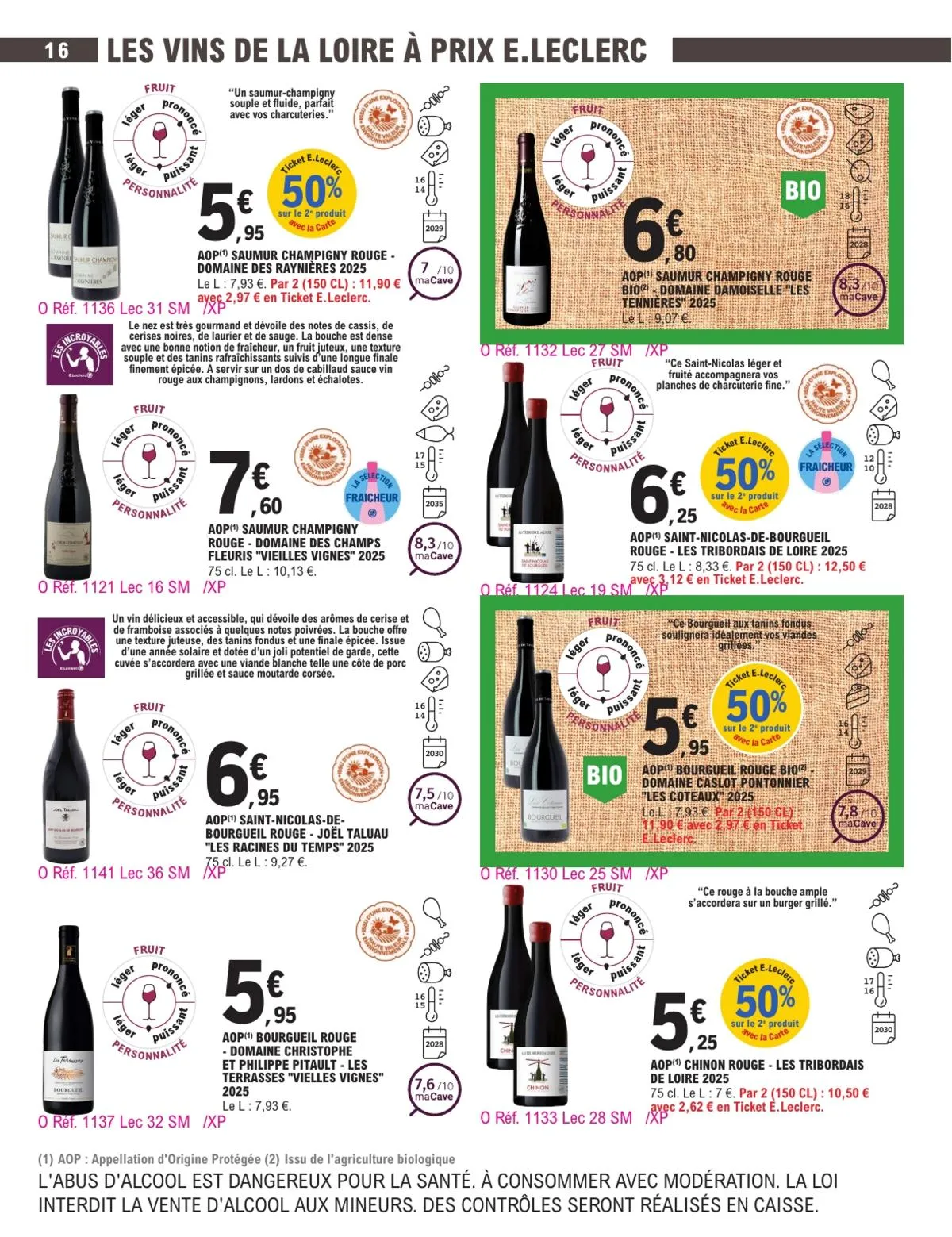 Catalogue E.Leclerc · Foire Aux Vins - Mixte — page 16