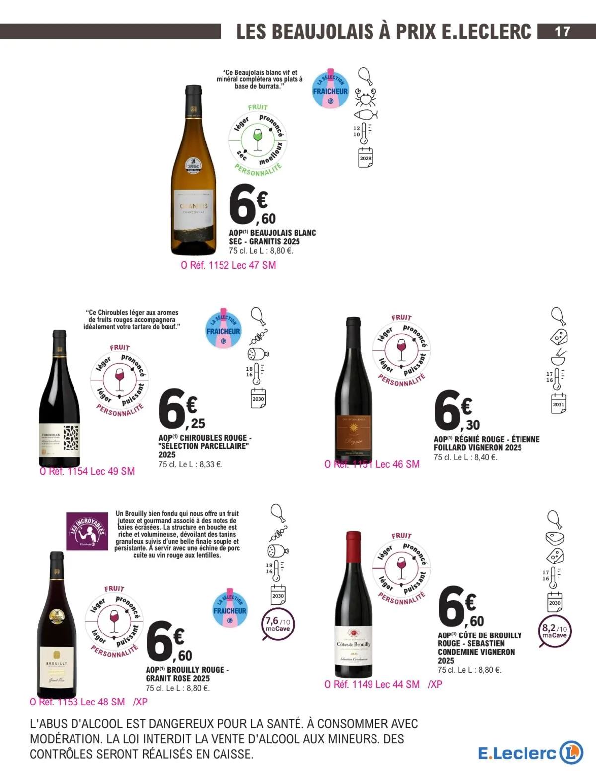 Catalogue E.Leclerc · Foire Aux Vins - Mixte — page 17