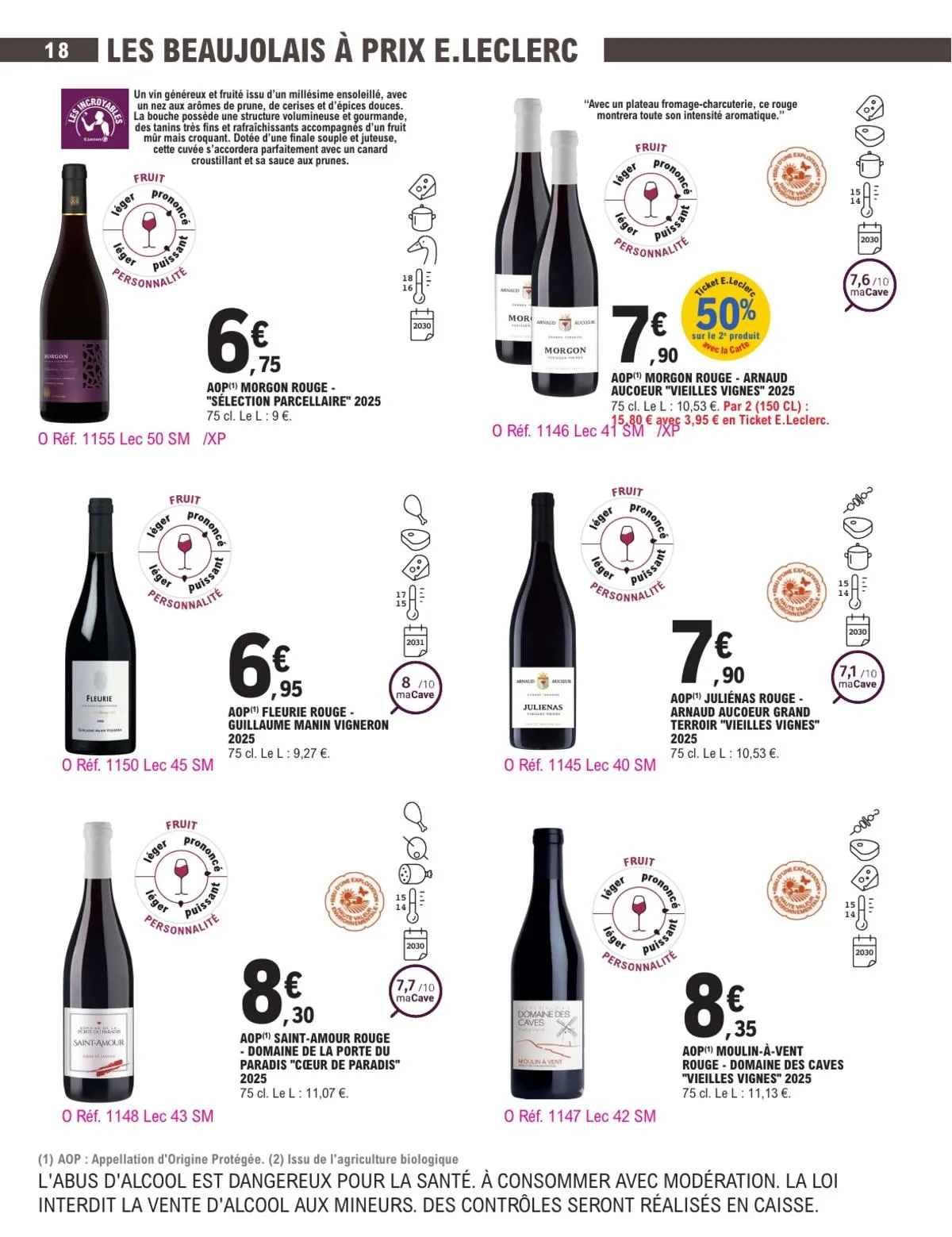 Catalogue E.Leclerc · Foire Aux Vins - Mixte — page 18