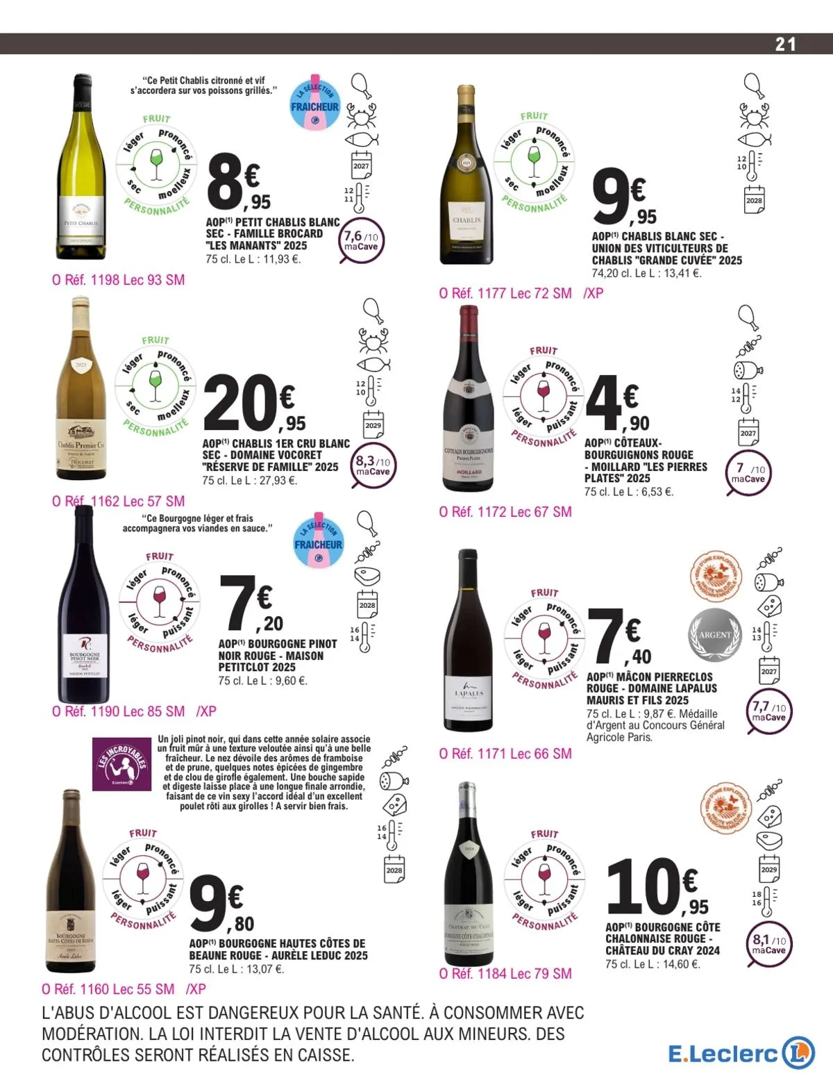 Catalogue E.Leclerc · Foire Aux Vins - Mixte — page 21