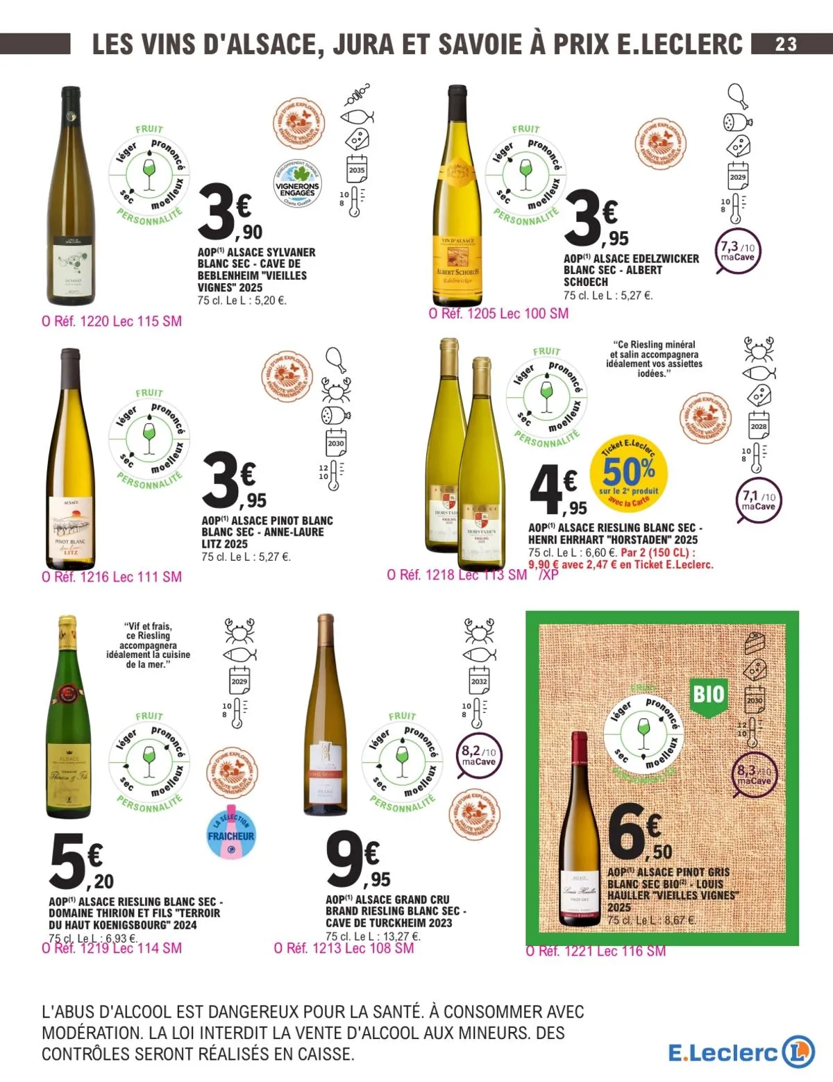 Catalogue E.Leclerc · Foire Aux Vins - Mixte — page 23