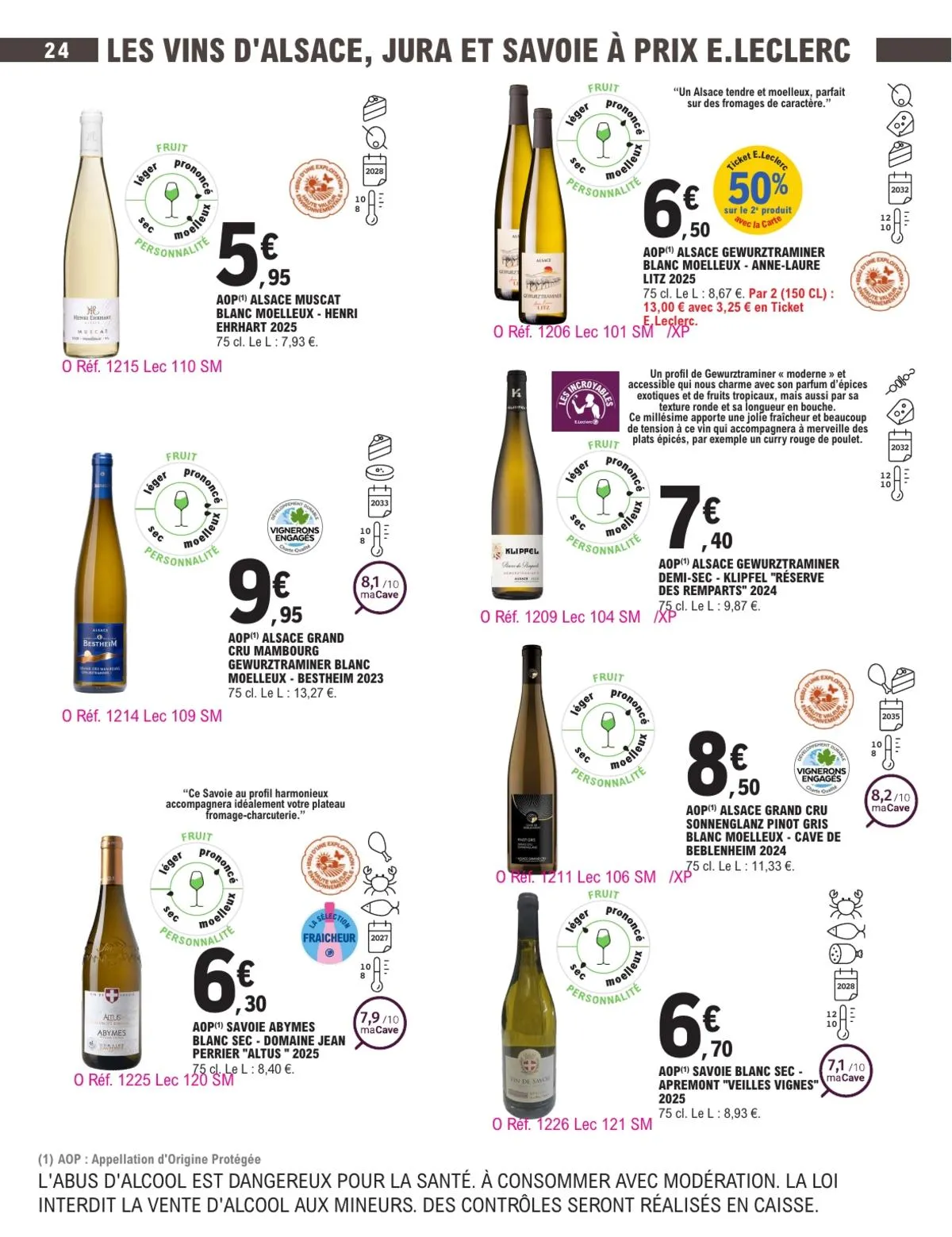 Catalogue E.Leclerc · Foire Aux Vins - Mixte — page 24