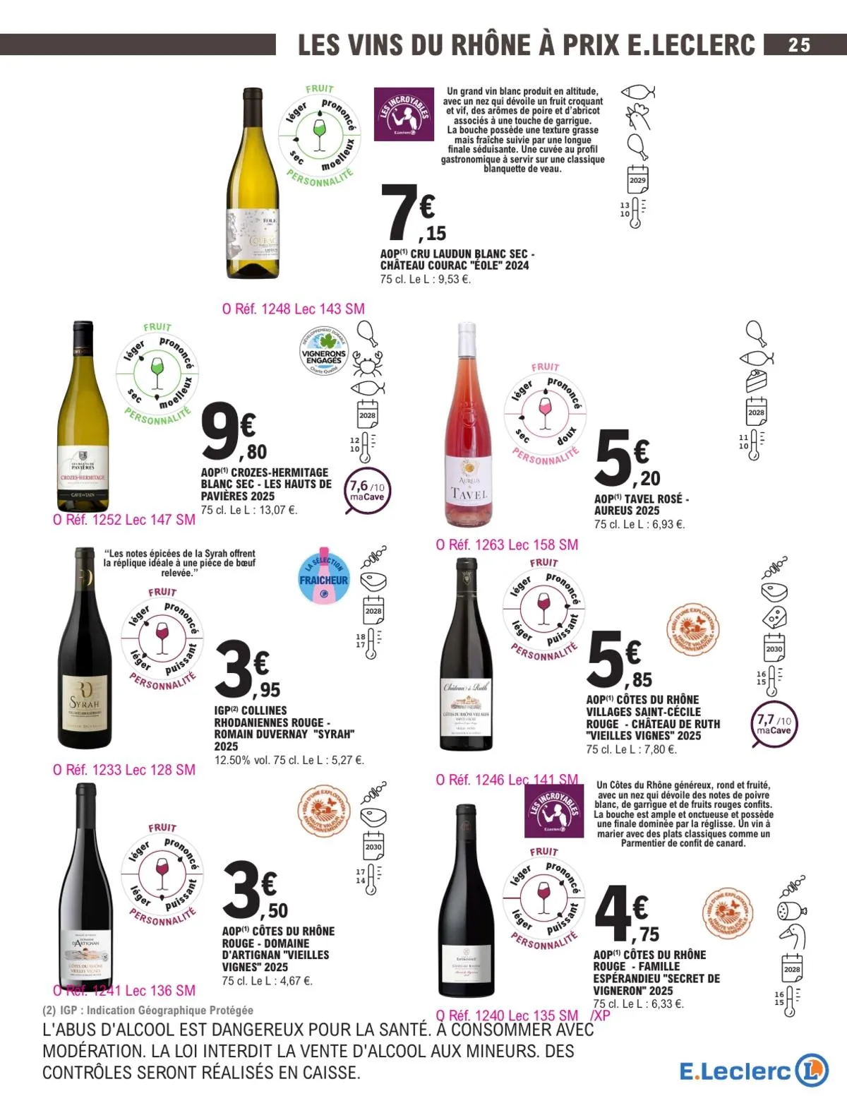 Catalogue E.Leclerc · Foire Aux Vins - Mixte — page 25