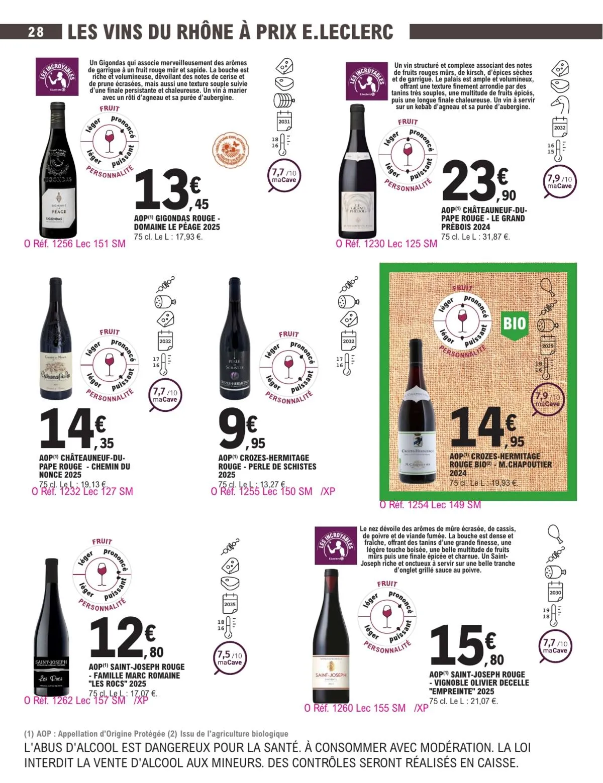 Catalogue E.Leclerc · Foire Aux Vins - Mixte — page 28