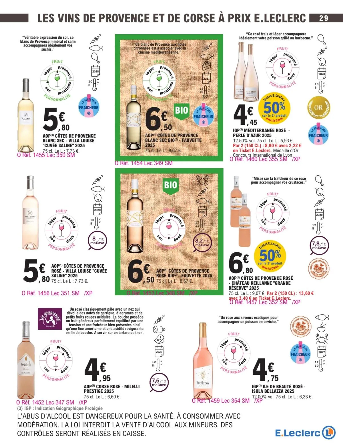 Catalogue E.Leclerc · Foire Aux Vins - Mixte — page 29
