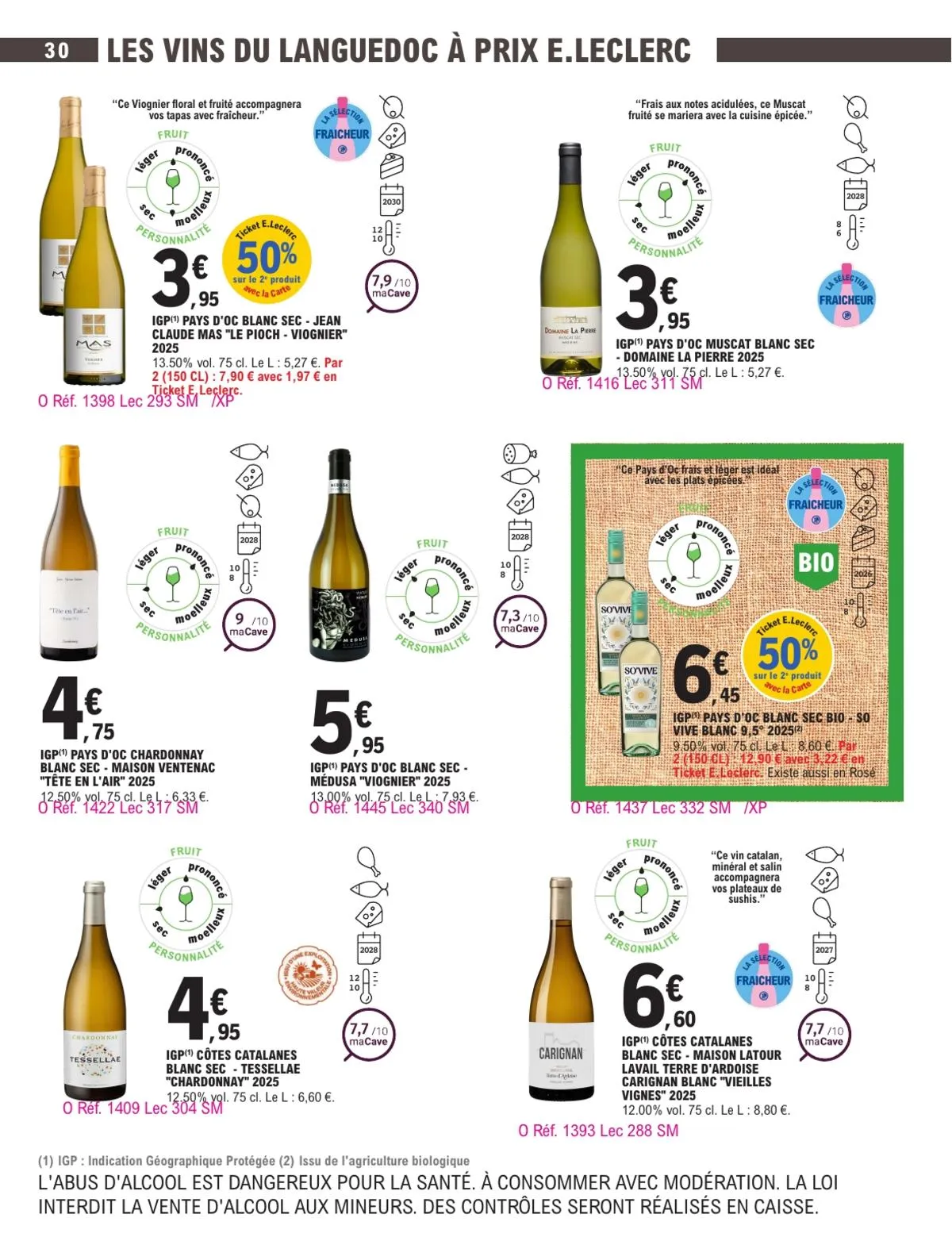 Catalogue E.Leclerc · Foire Aux Vins - Mixte — page 30