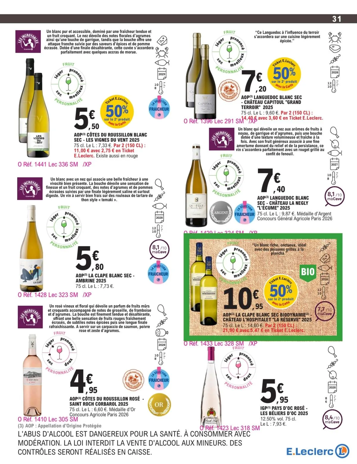 Catalogue E.Leclerc · Foire Aux Vins - Mixte — page 31