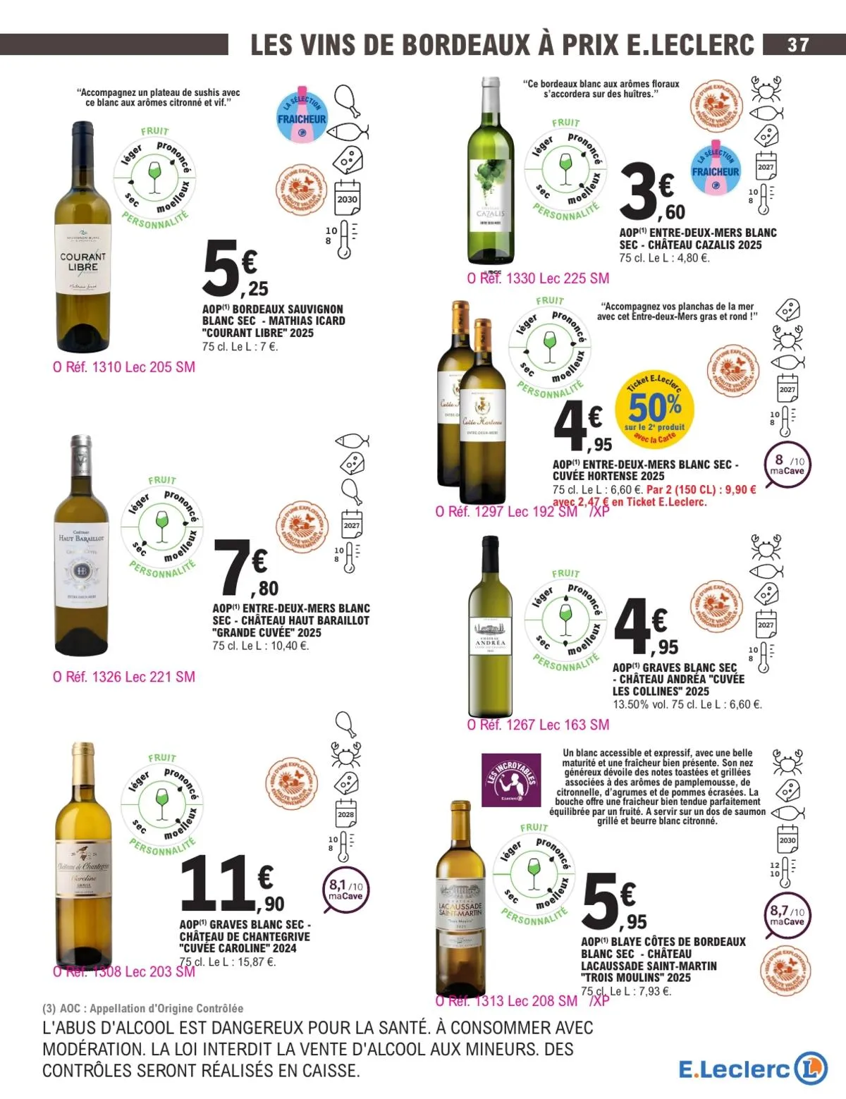 Catalogue E.Leclerc · Foire Aux Vins - Mixte — page 37