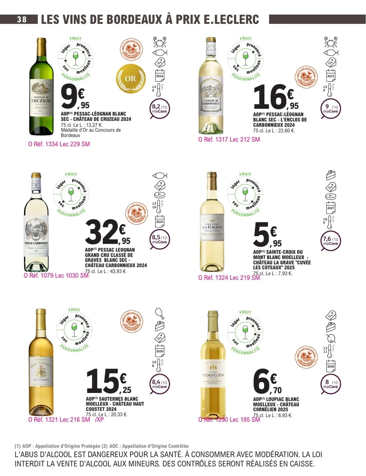 Catalogue E.Leclerc · Foire Aux Vins - Mixte — page 38