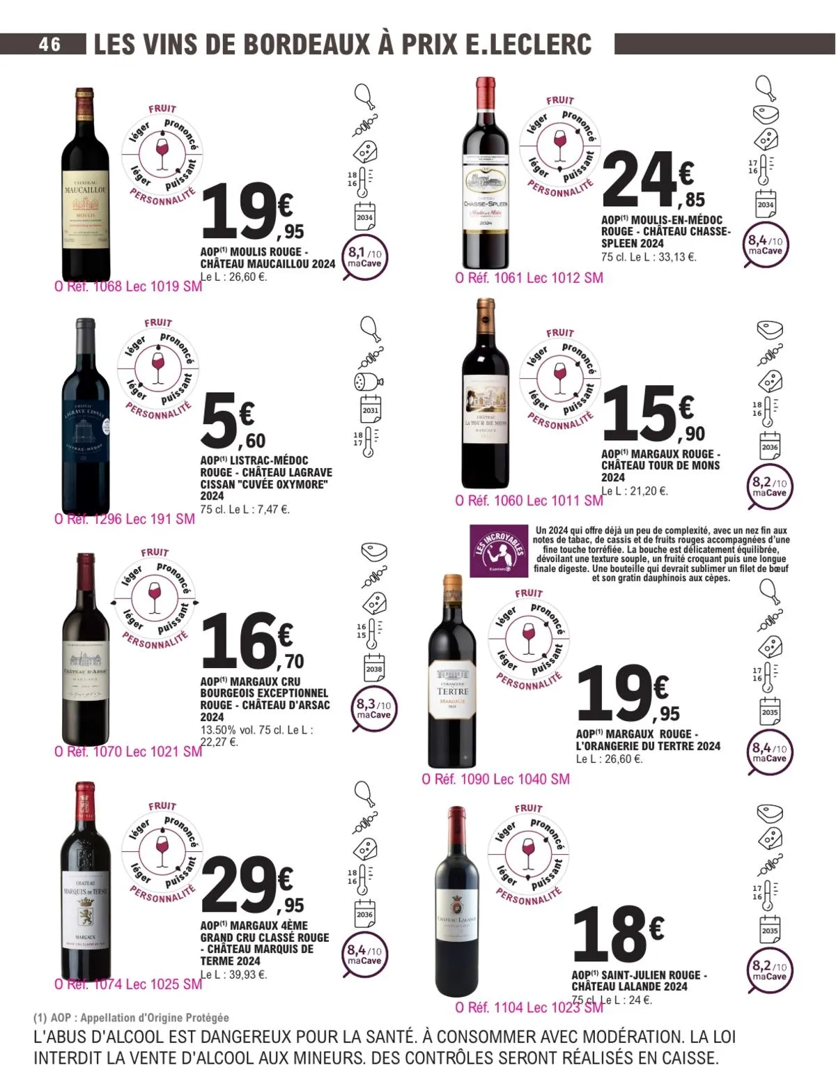 Catalogue E.Leclerc · Foire Aux Vins - Mixte — page 46