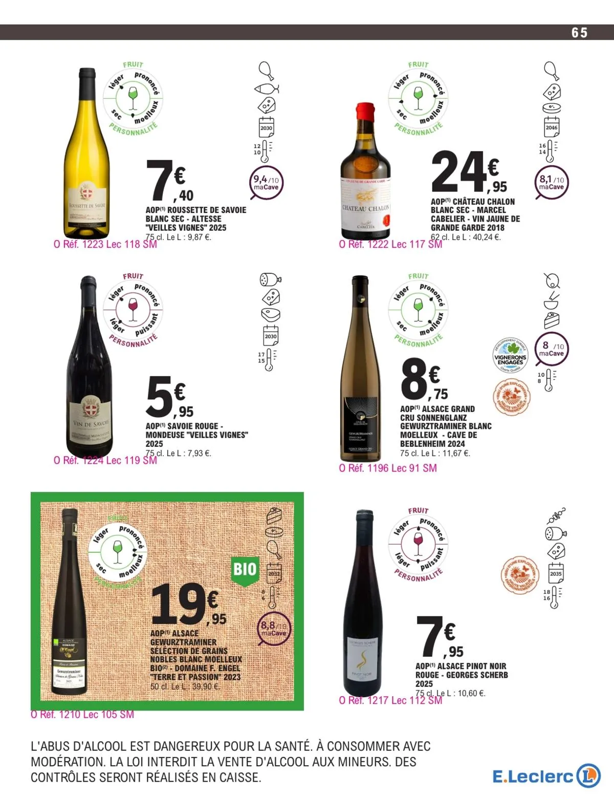Catalogue E.Leclerc · Foire Aux Vins - Mixte — page 65