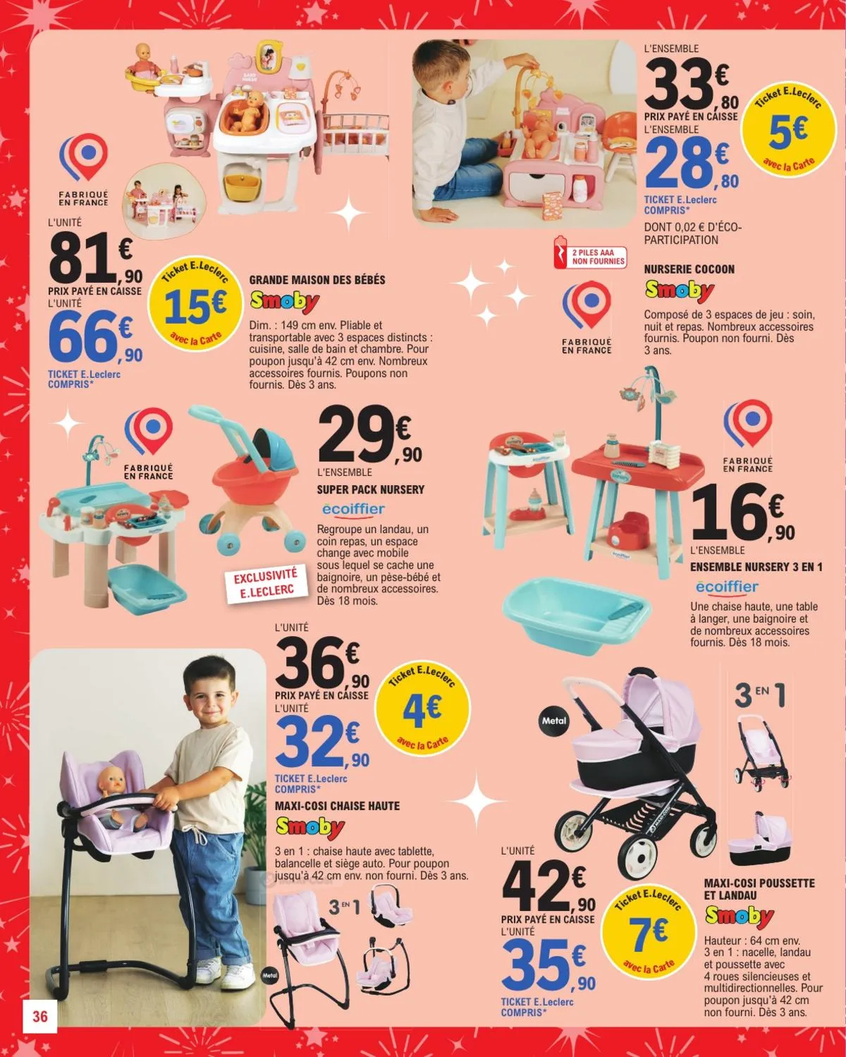 Catalogue E.Leclerc · Jouets Noel Gsa — page 36