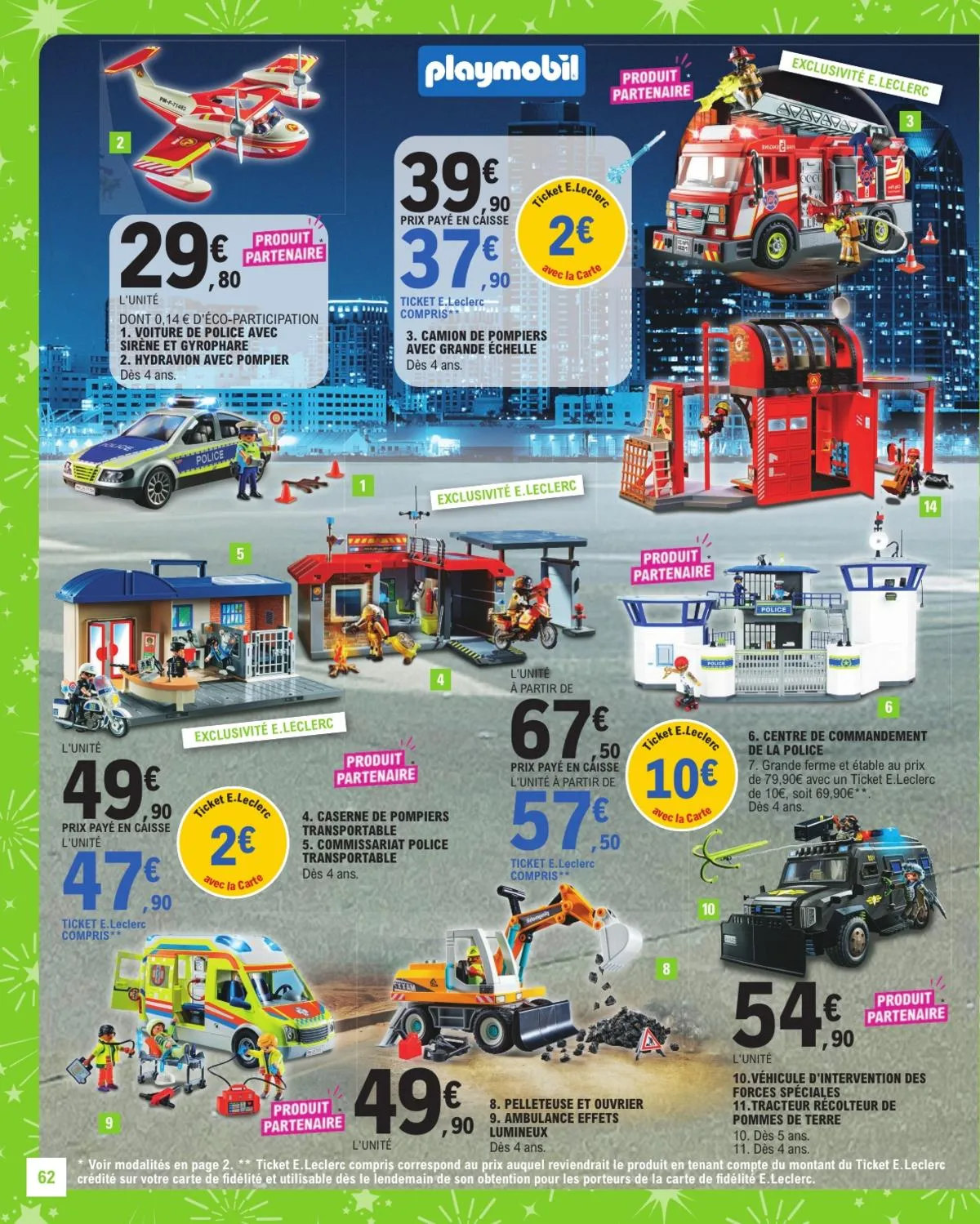 Catalogue E.Leclerc · Jouets Noel Gsa — page 62