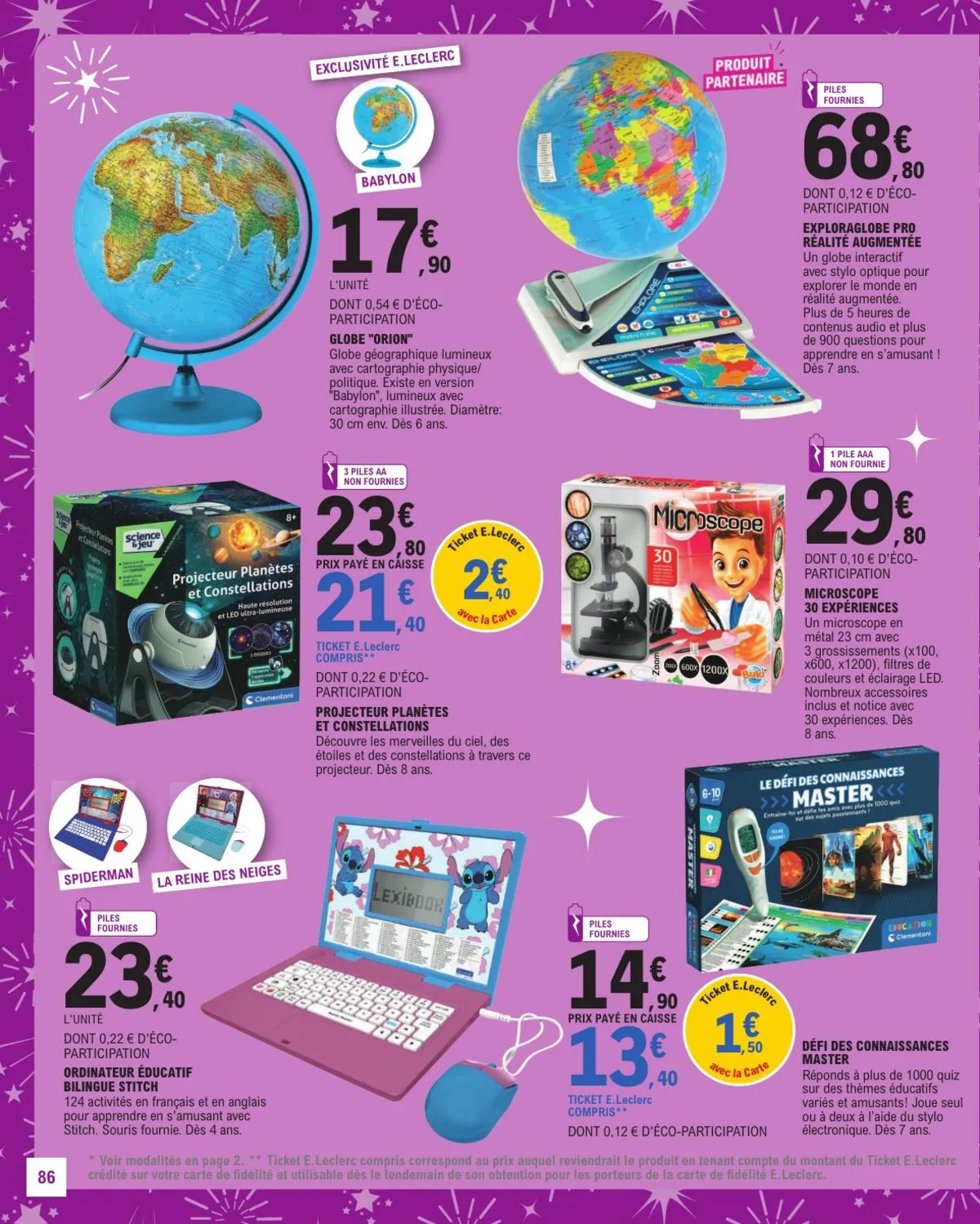 Catalogue E.Leclerc · Jouets Noel Gsa — page 86