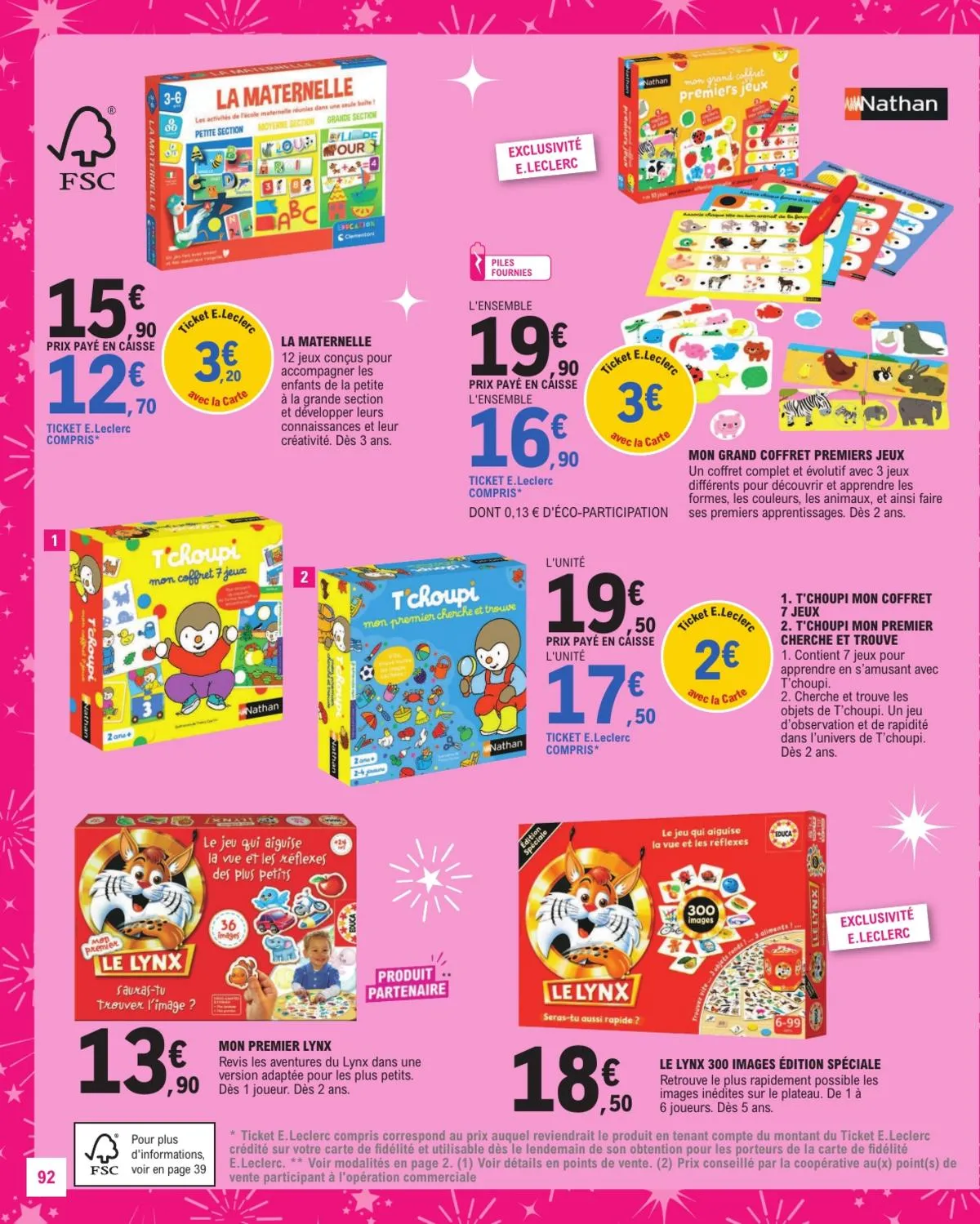 Catalogue E.Leclerc · Jouets Noel Gsa — page 92