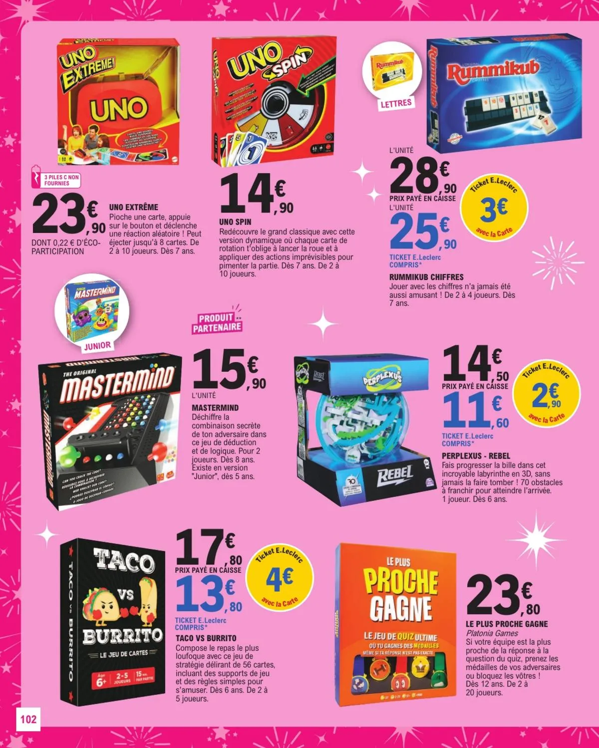 Catalogue E.Leclerc · Jouets Noel Gsa — page 102