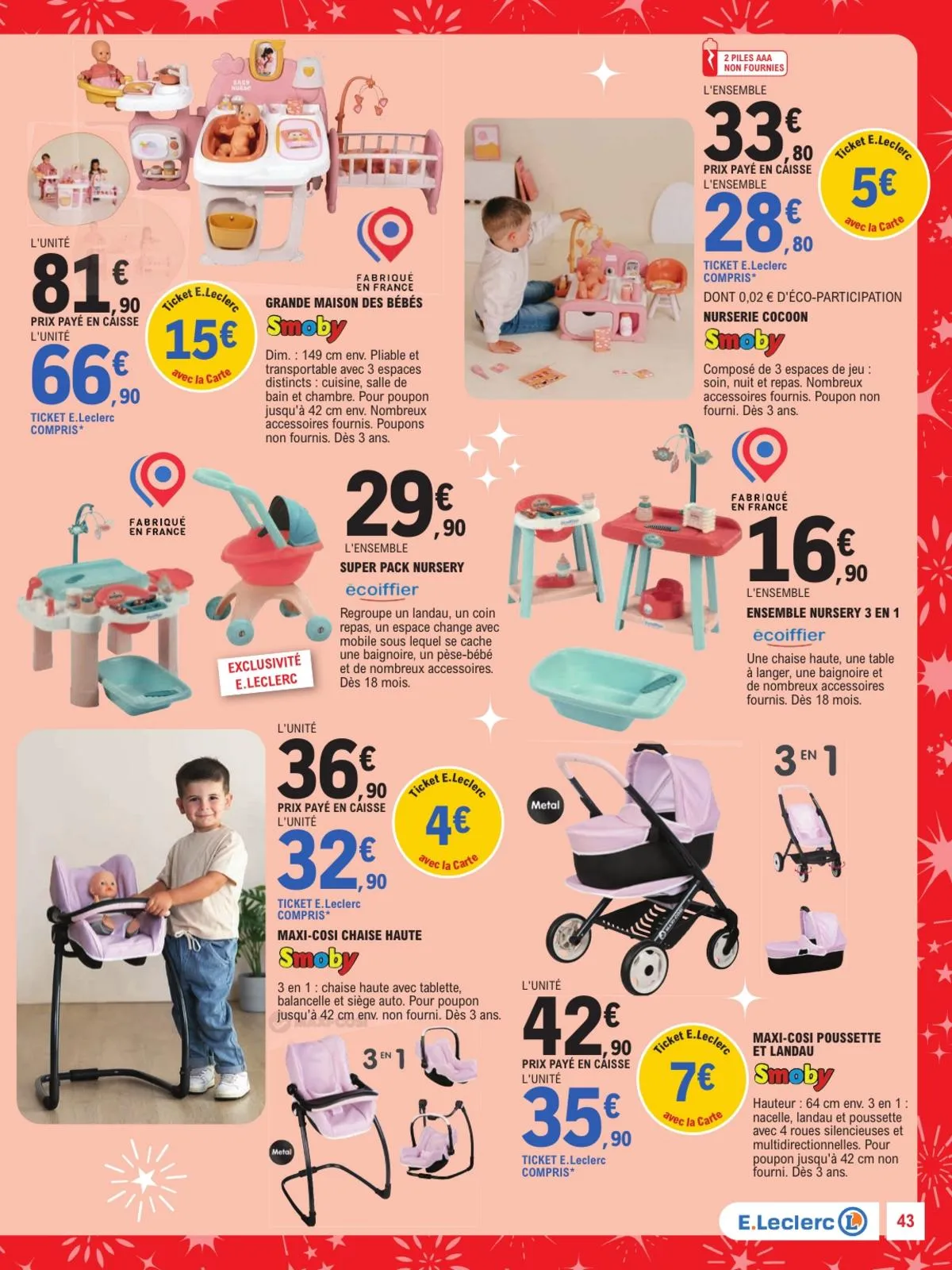 Catalogue E.Leclerc · Jouets De Noel Gss — page 43