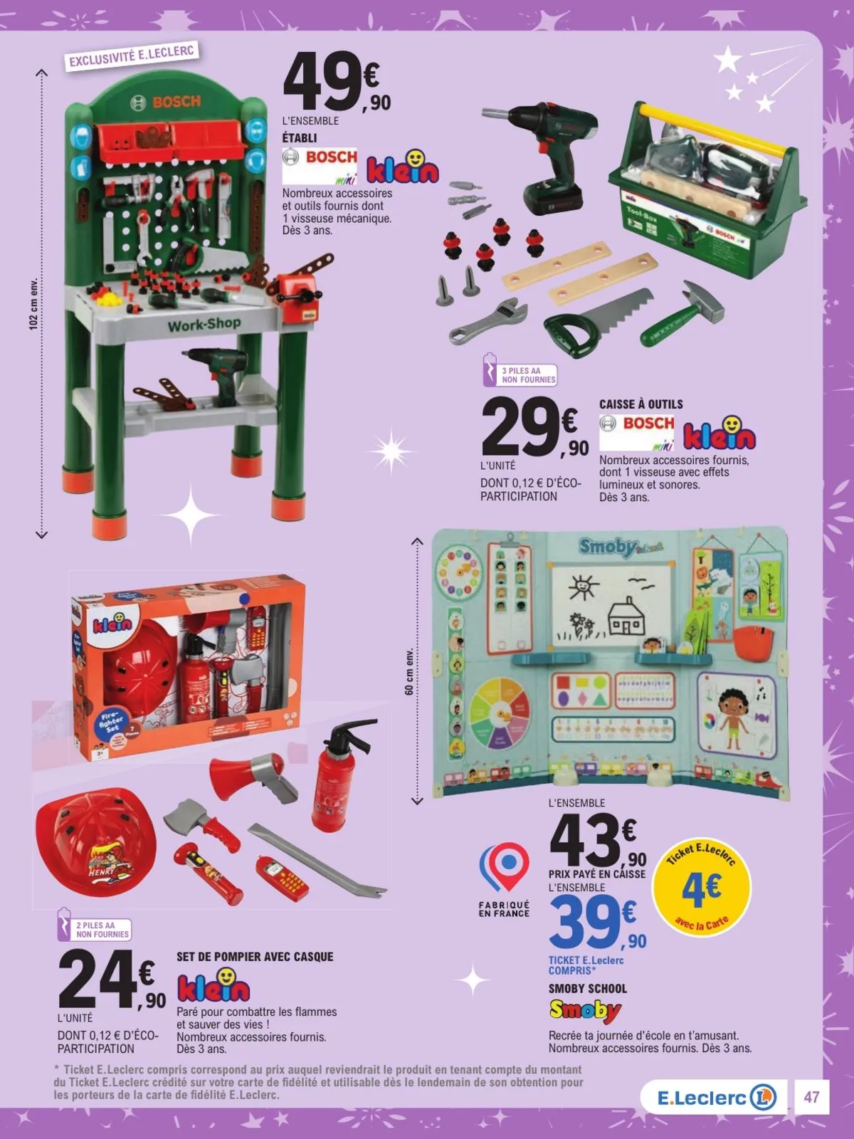 Catalogue E.Leclerc · Jouets De Noel Gss — page 47