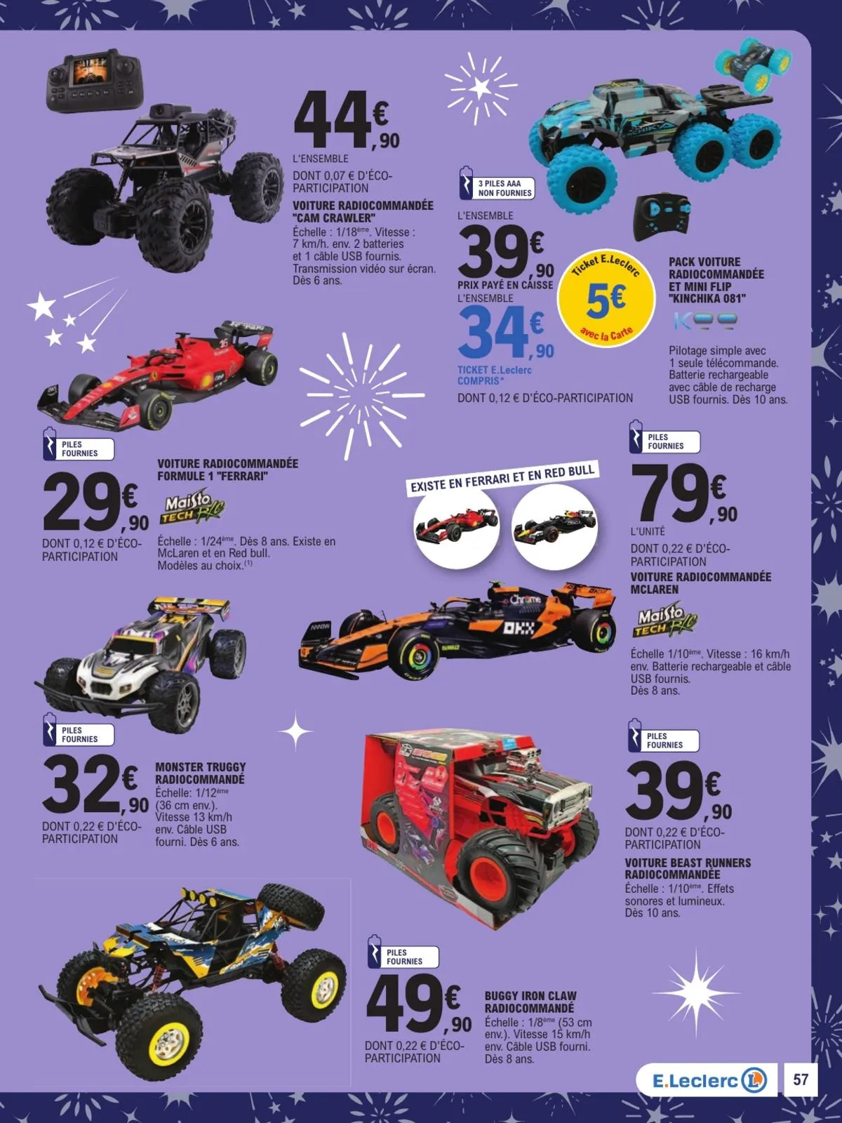 Catalogue E.Leclerc · Jouets De Noel Gss — page 57