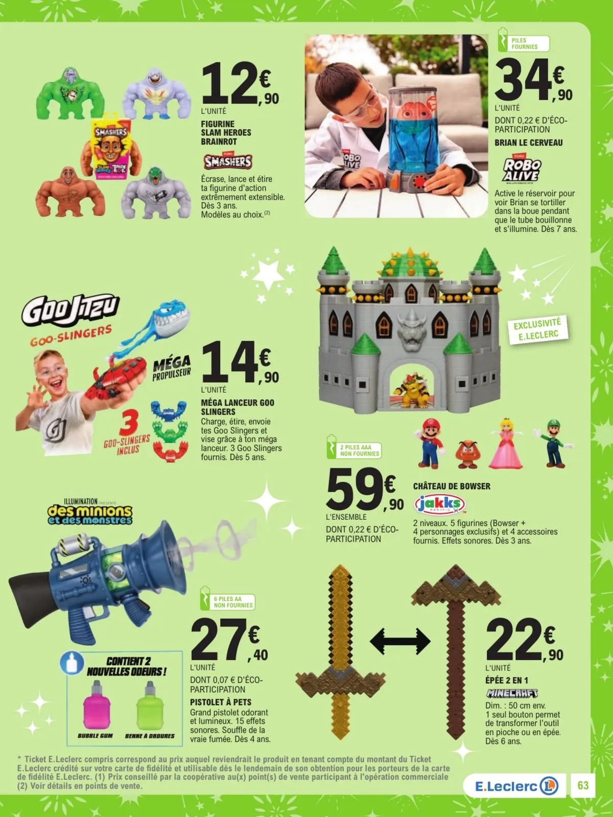 Catalogue E.Leclerc · Jouets De Noel Gss — page 63