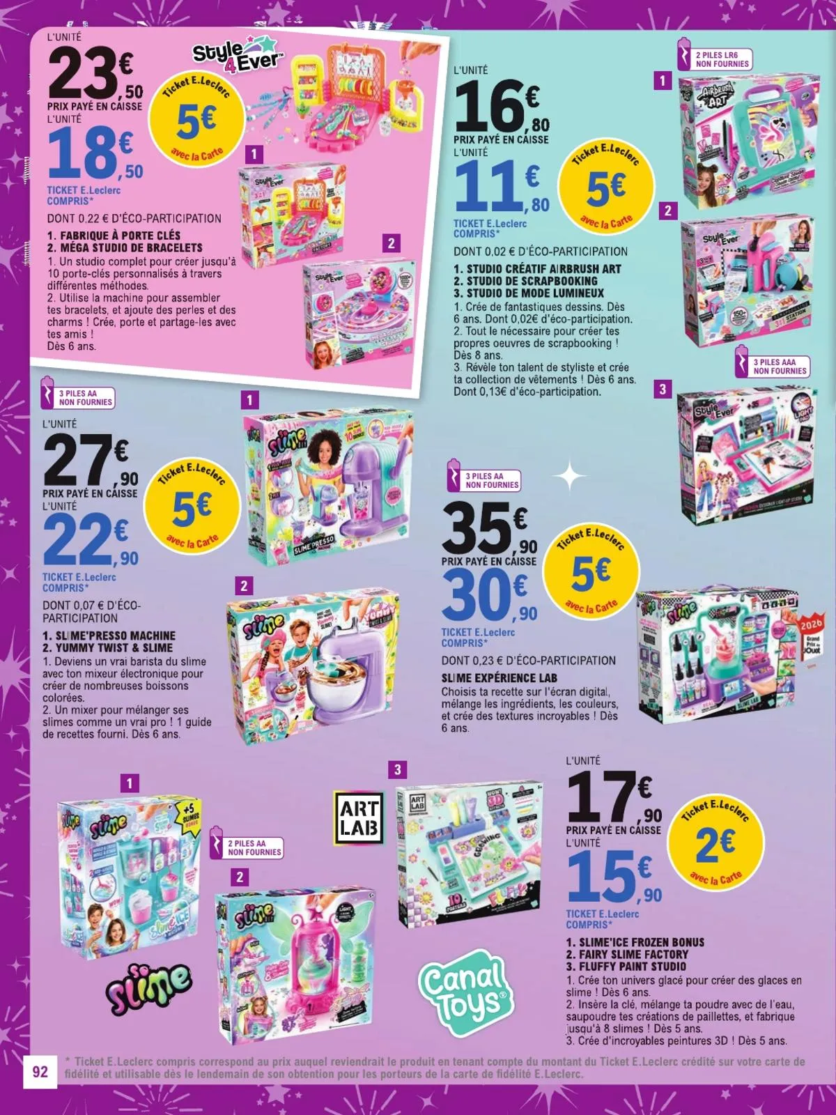 Catalogue E.Leclerc · Jouets De Noel Gss — page 92