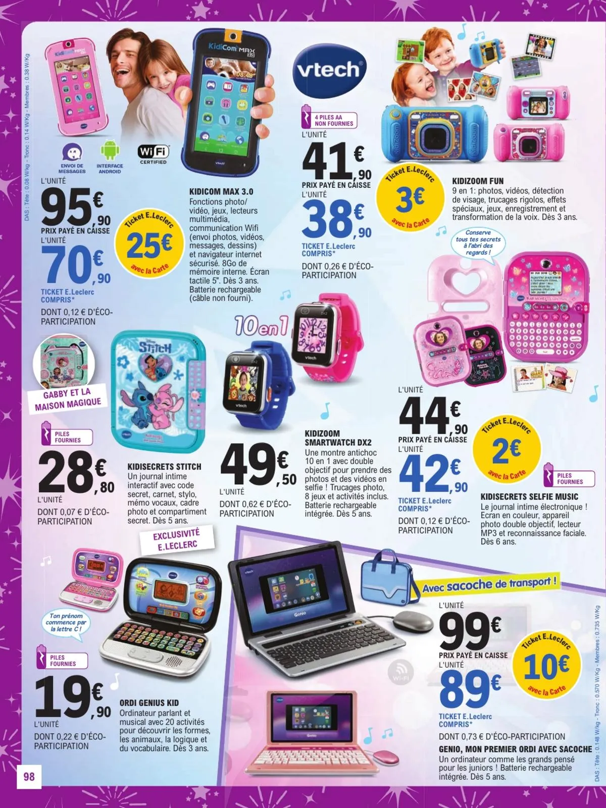 Catalogue E.Leclerc · Jouets De Noel Gss — page 98