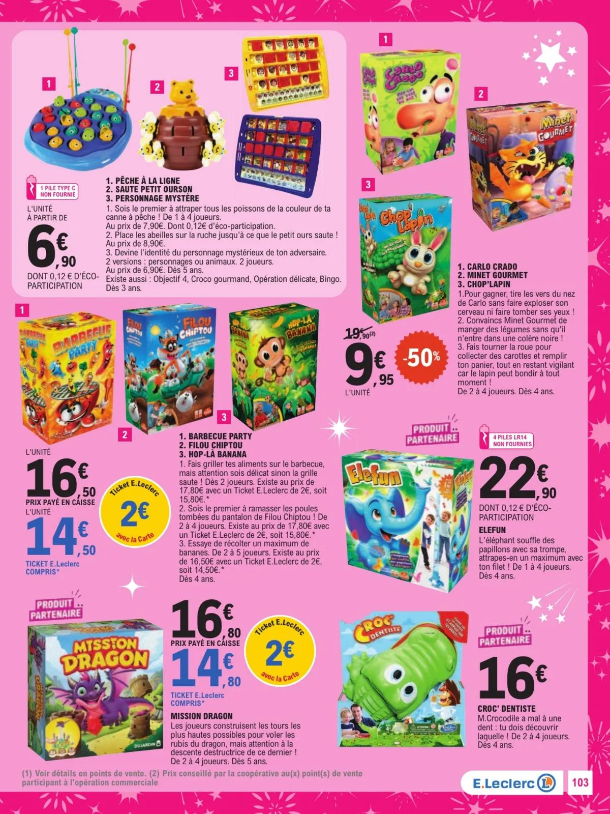 Catalogue E.Leclerc · Jouets De Noel Gss — page 103