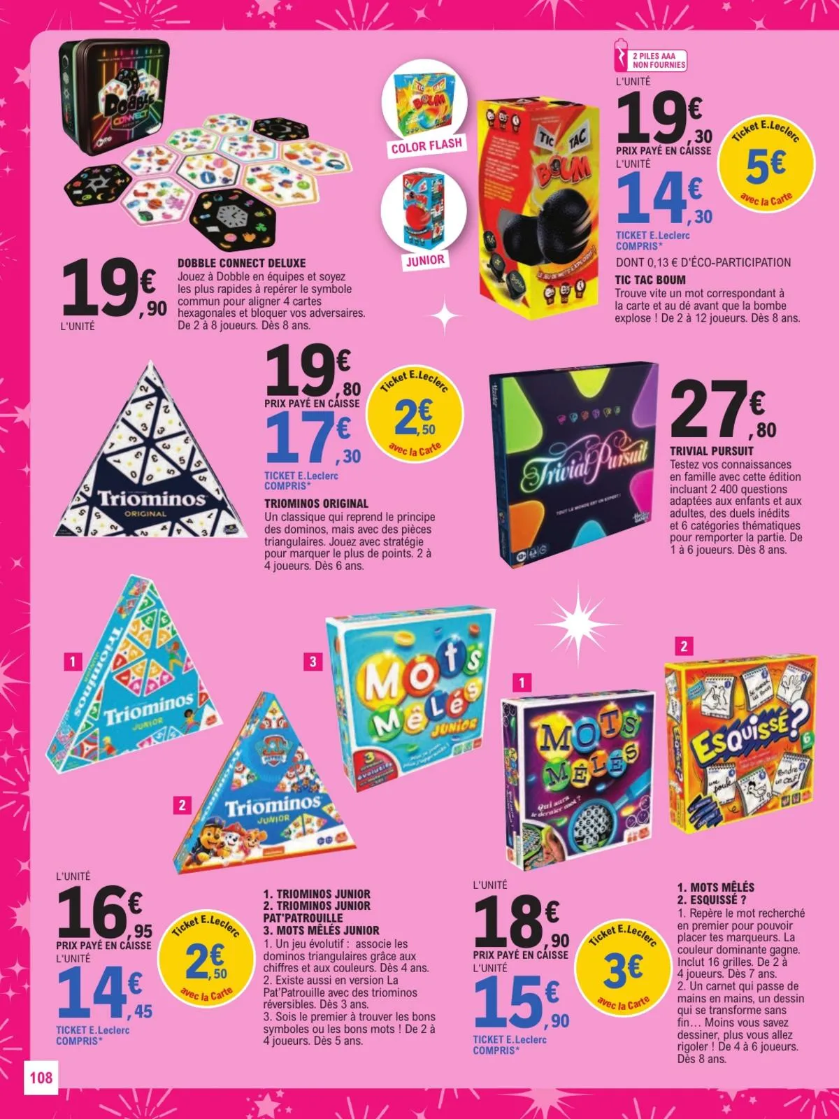Catalogue E.Leclerc · Jouets De Noel Gss — page 108