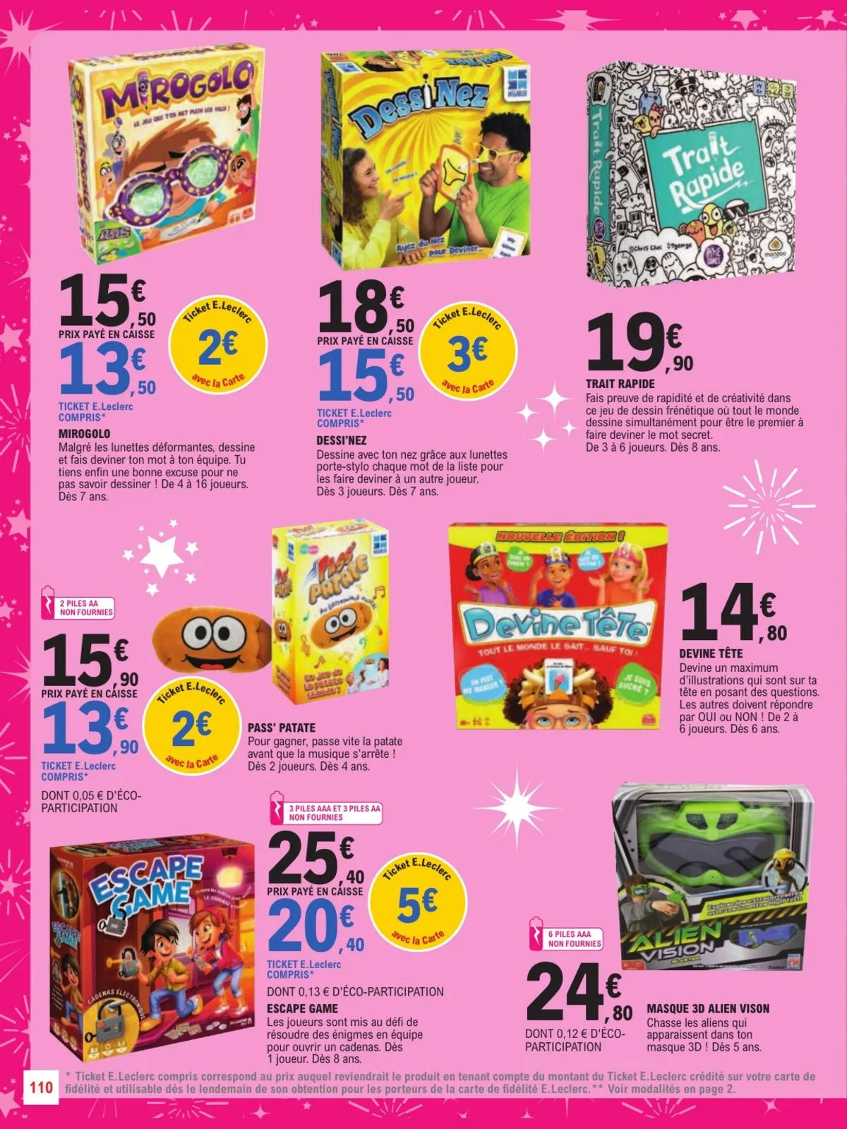 Catalogue E.Leclerc · Jouets De Noel Gss — page 110