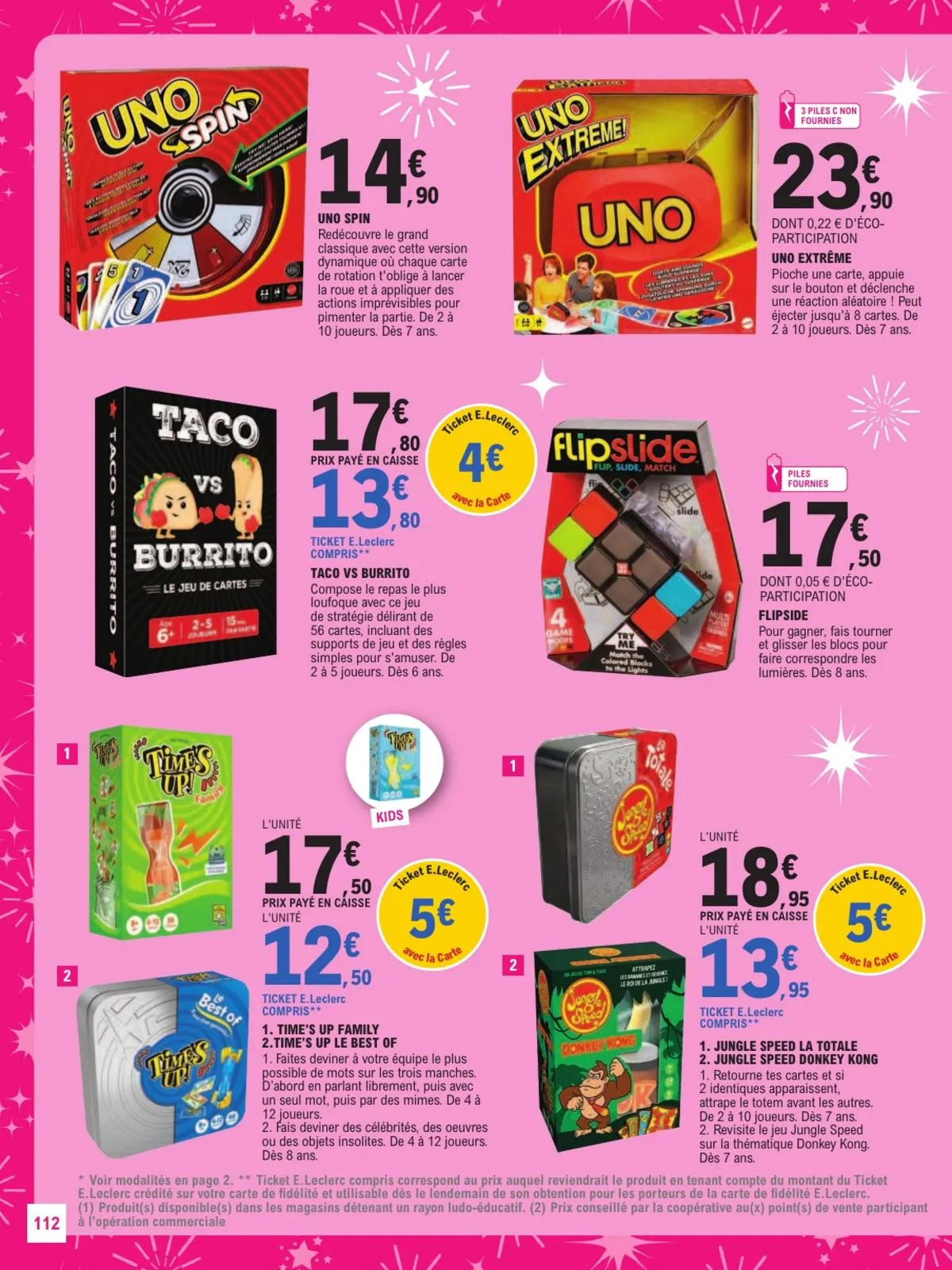 Catalogue E.Leclerc · Jouets De Noel Gss — page 112